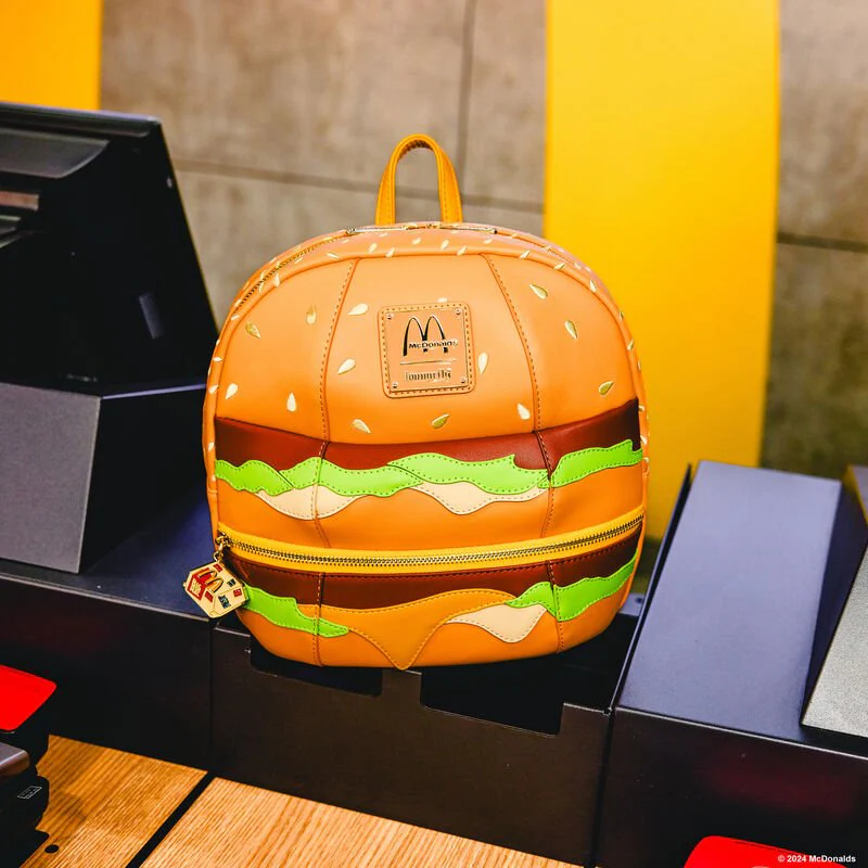 Loungefly x McDonalds Big Mac Mini Backpack - Image 2