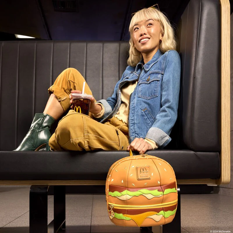 Loungefly x McDonalds Big Mac Mini Backpack - Image 3