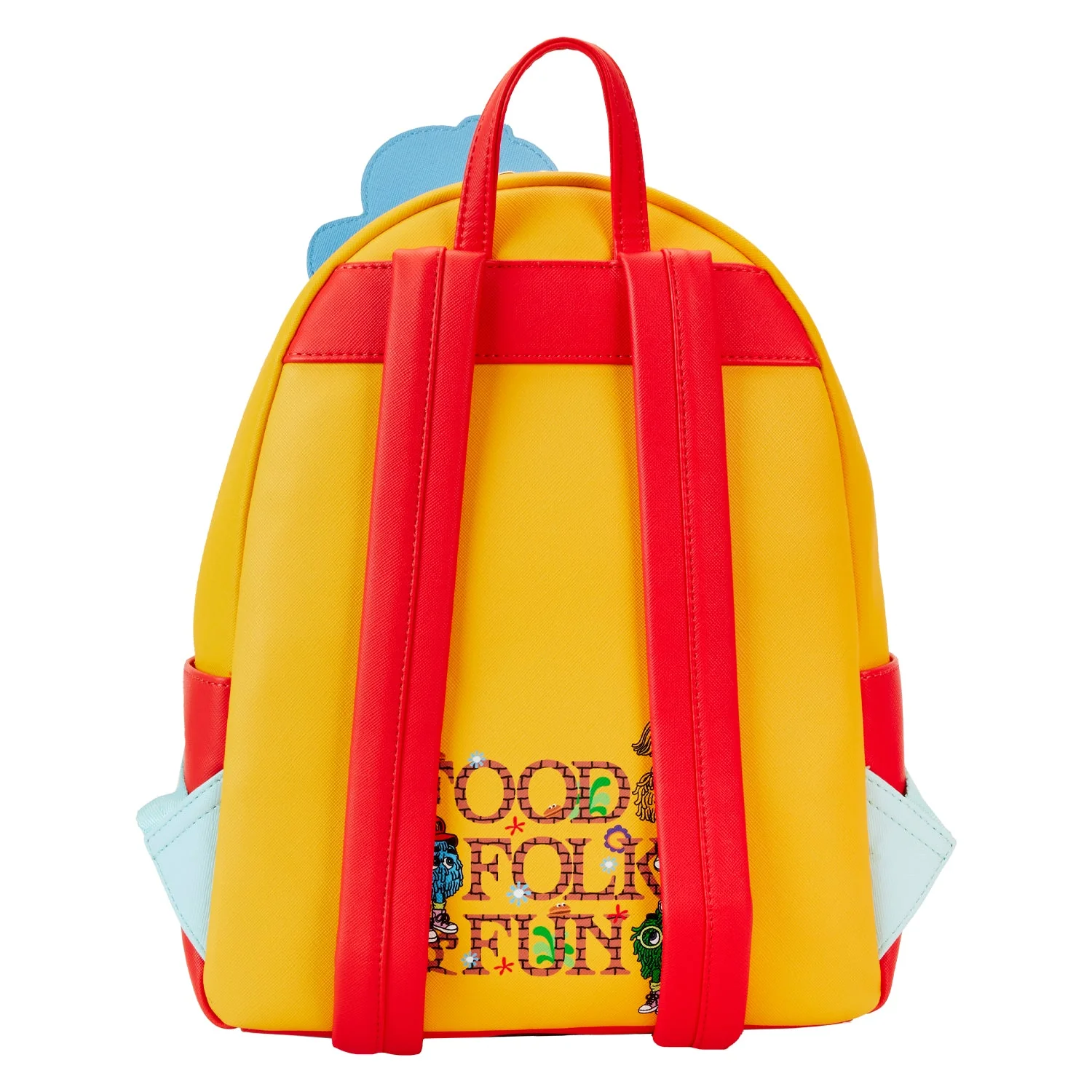 Loungefly x McDonalds Fry Guys Triple Pocket Mini Backpack - Image 4