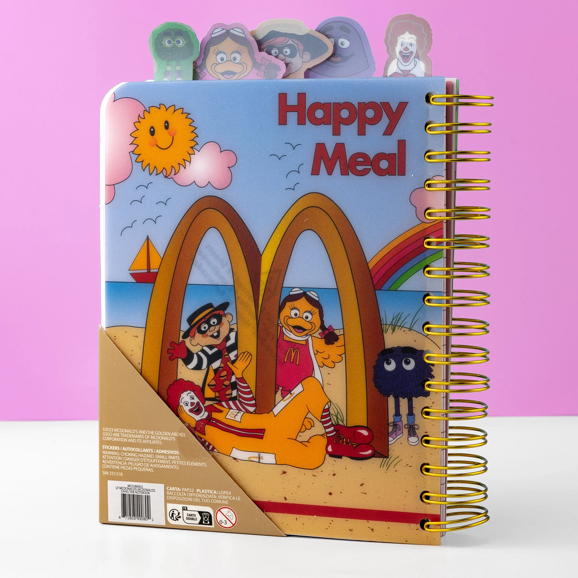 Loungefly x McDonalds Gang Tab Spiral Notebook Journal - Image 2