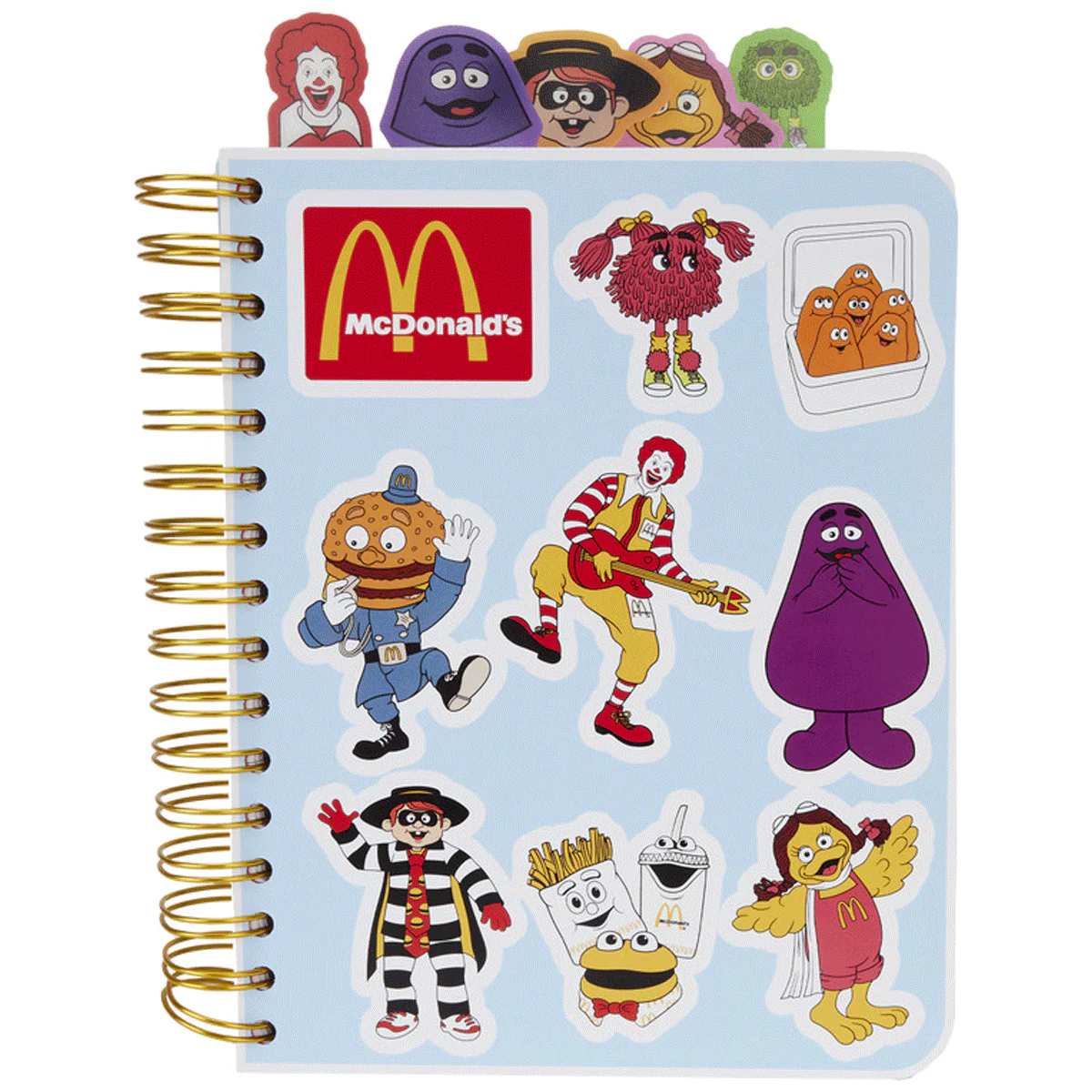 Loungefly x McDonalds Gang Tab Spiral Notebook Journal - Image 3