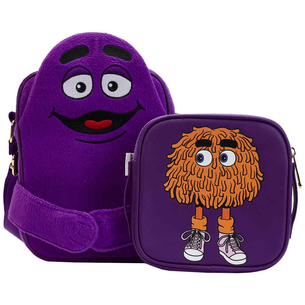 Loungefly x McDonalds Grimace Cosplay Crossbody Bag - Image 3