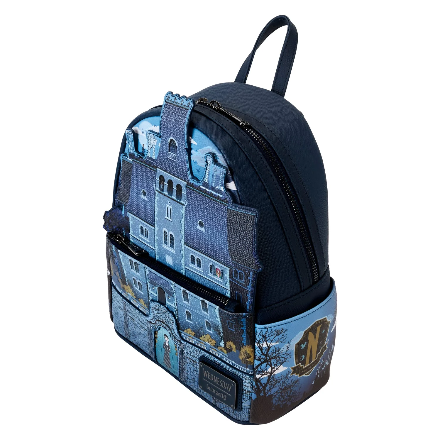 Loungefly x Wednesday Nevermore Academy Mini Backpack - Image 4