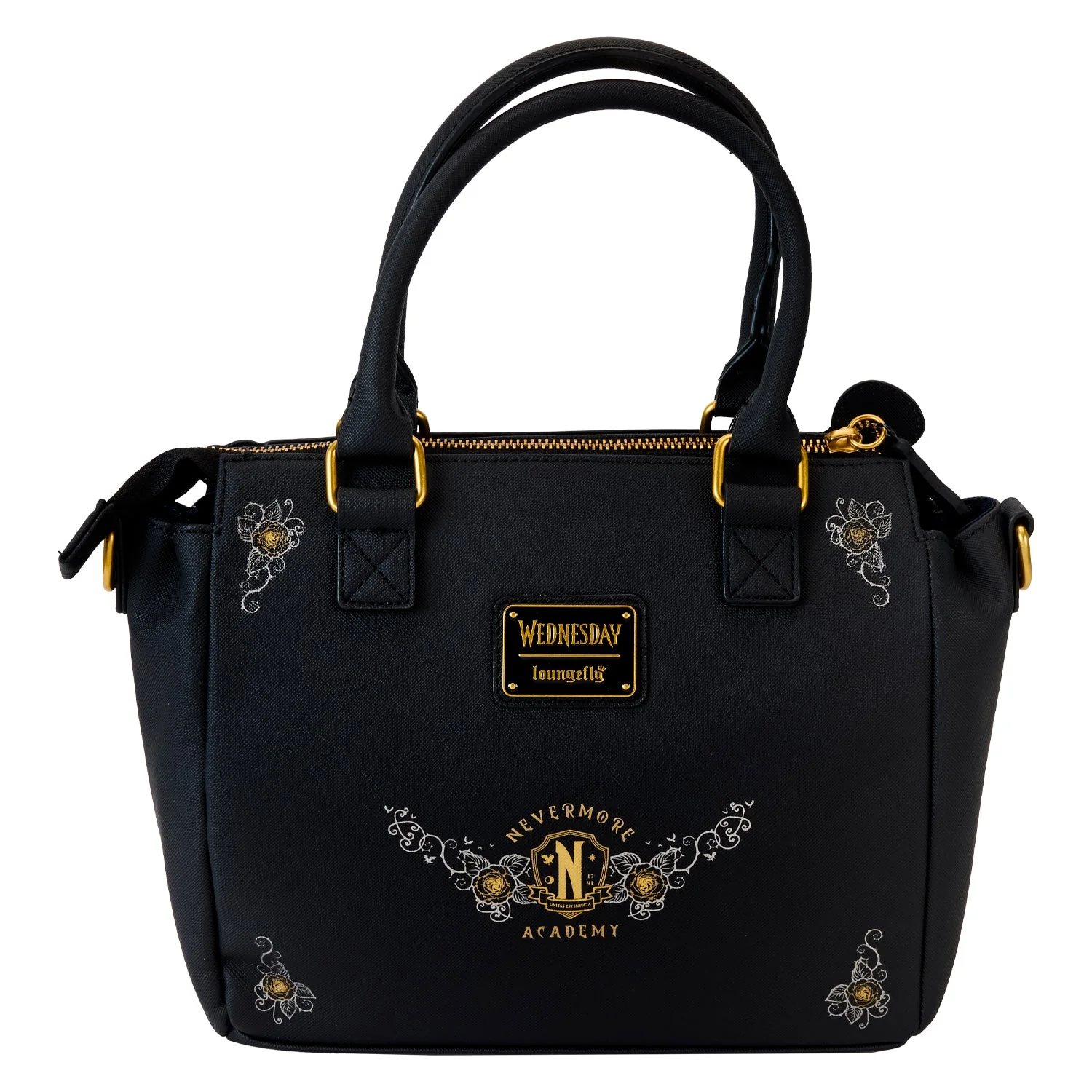 Loungefly x MGM Wednesday Typewriter Crossbody Bag - Image 4