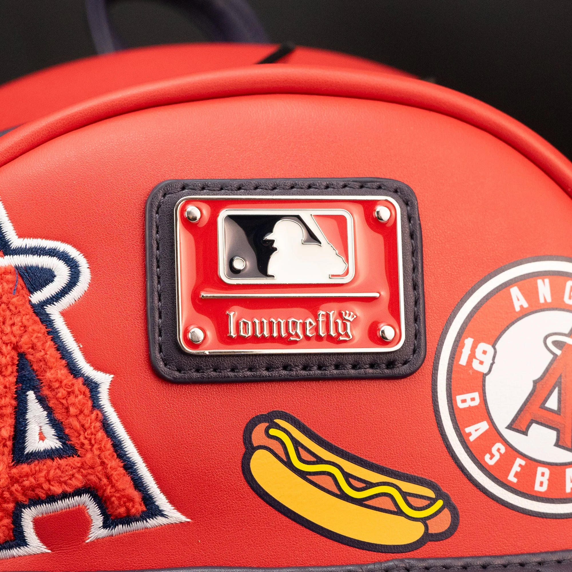 Loungefly x MLB LA Angels Patches Mini Backpack - Image 4