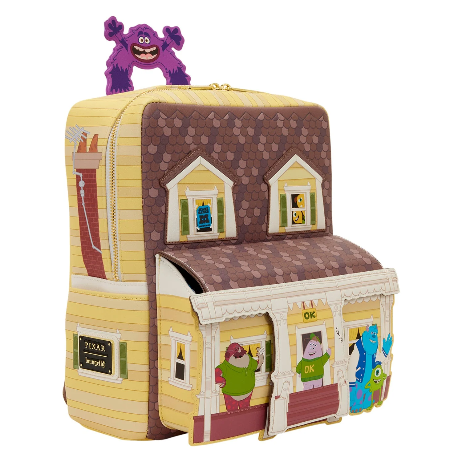 Loungefly x Monsters University Oozma Kappa House Figural Mini Backpack - Image 3
