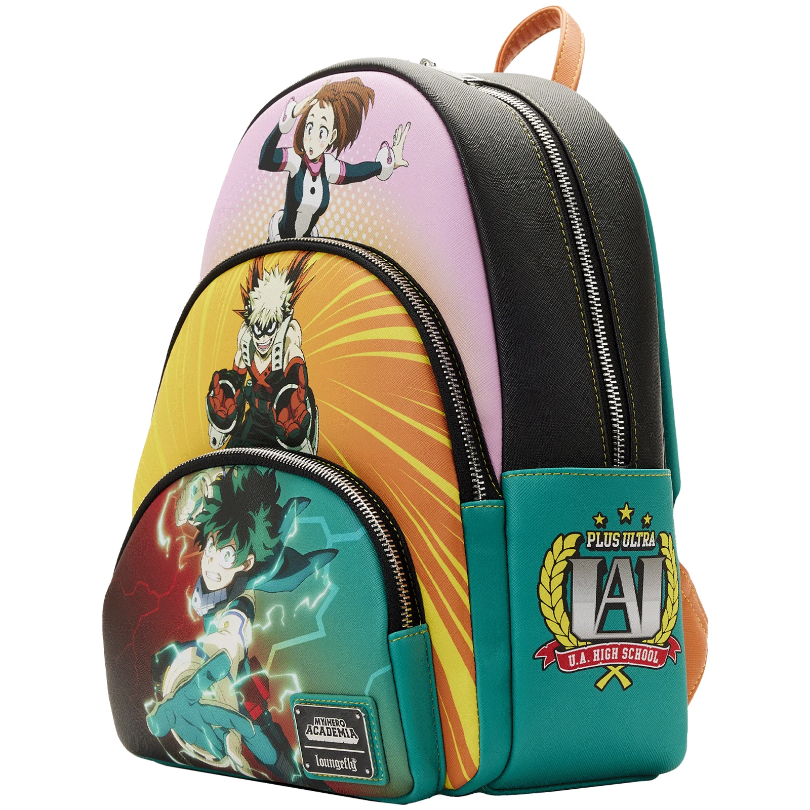 Loungefly x My Hero Academia Triple Pocket Scene Mini Backpack - Image 3