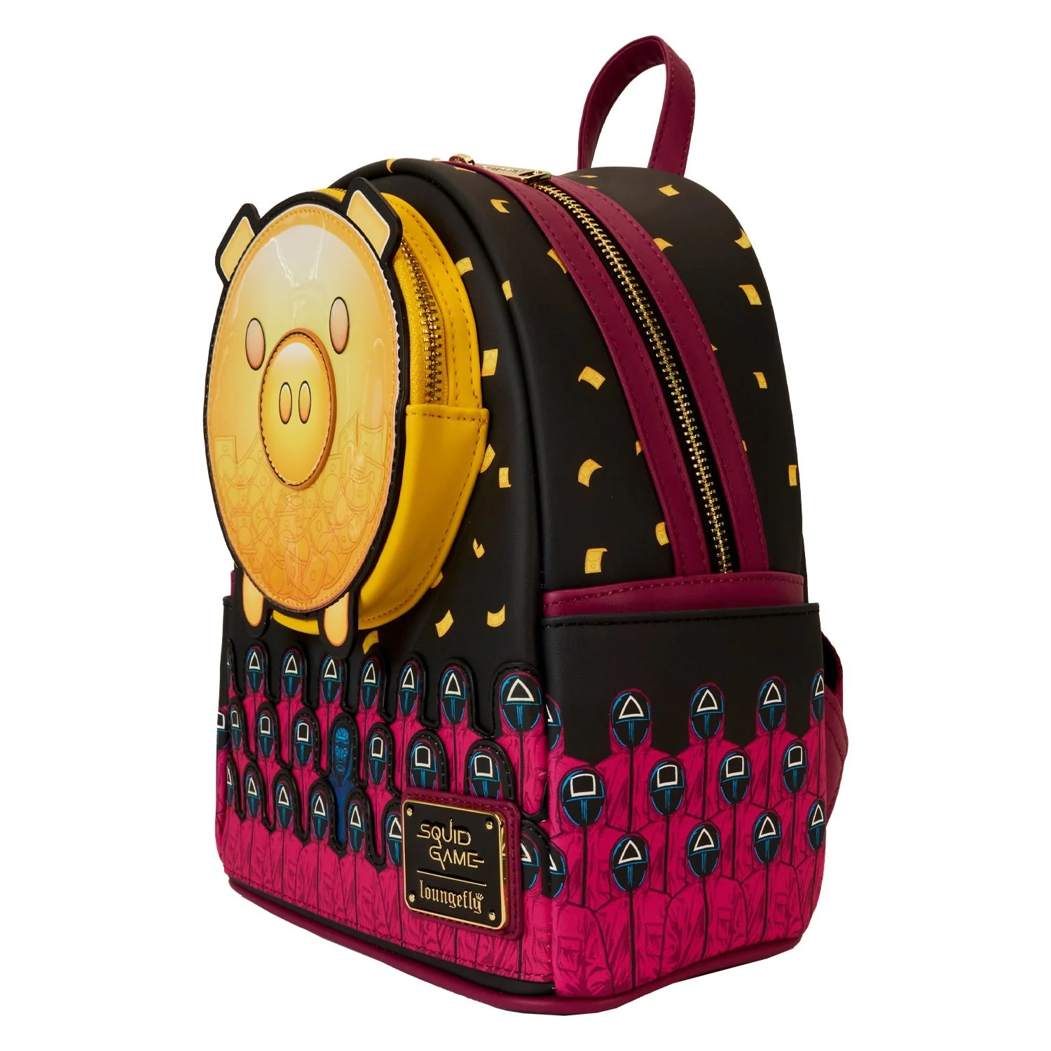 Loungefly x Netflix Squid Game Piggy Bank Mini Backpack - Image 3