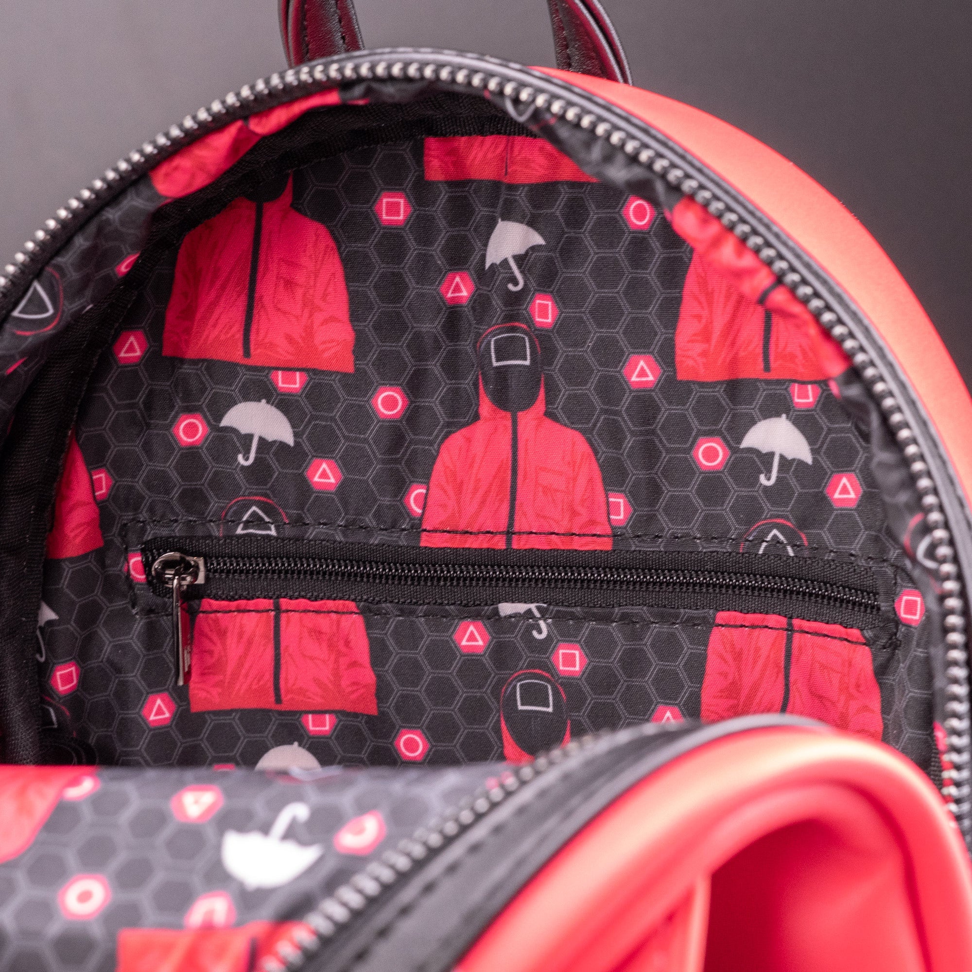 Loungefly x Netflix Squid Game Soldier Jumpsuit Outfit Cosplay Mini Backpack - Image 8