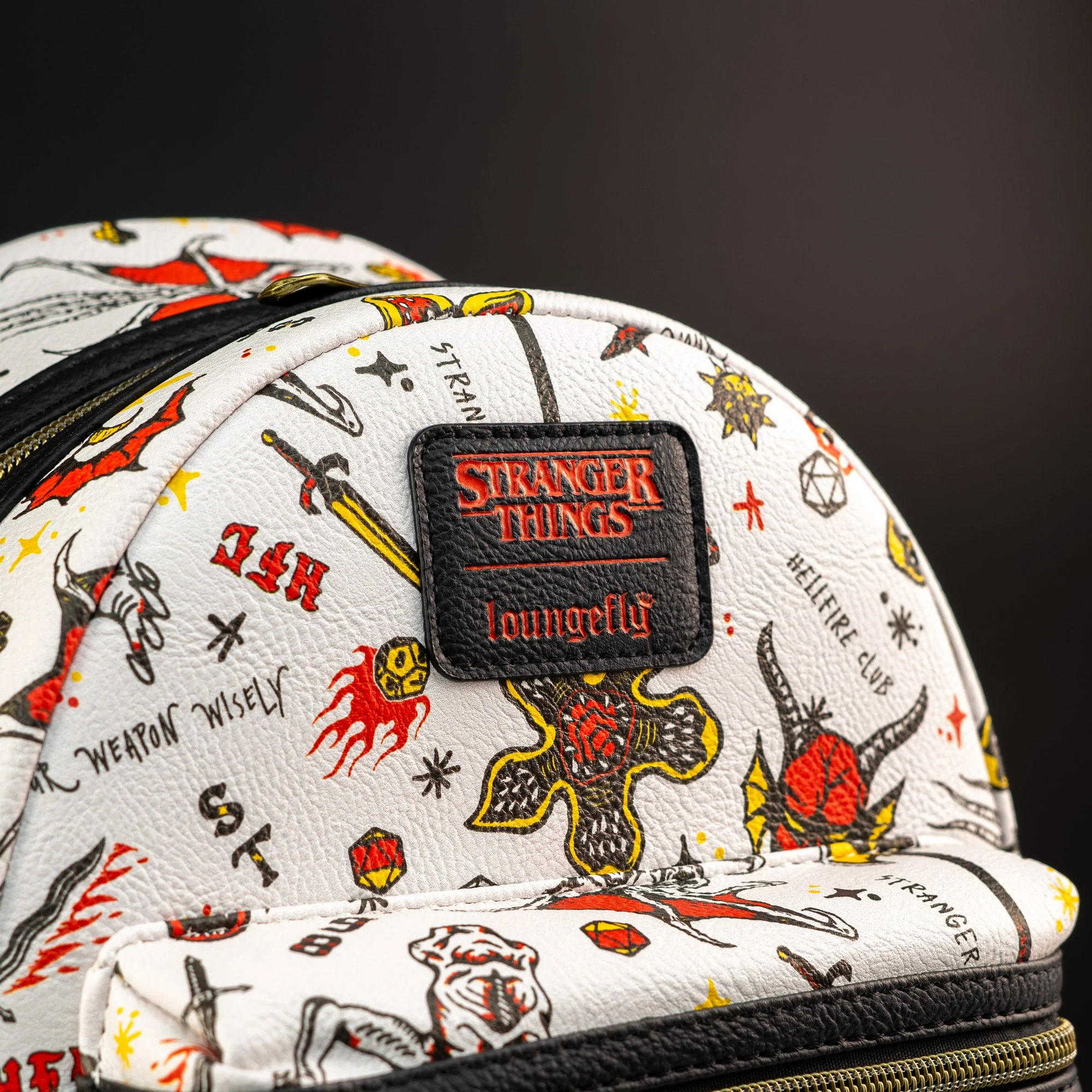 Loungefly x Netflix Stranger Things Hellfire Club Icons Mini Backpack - Image 2