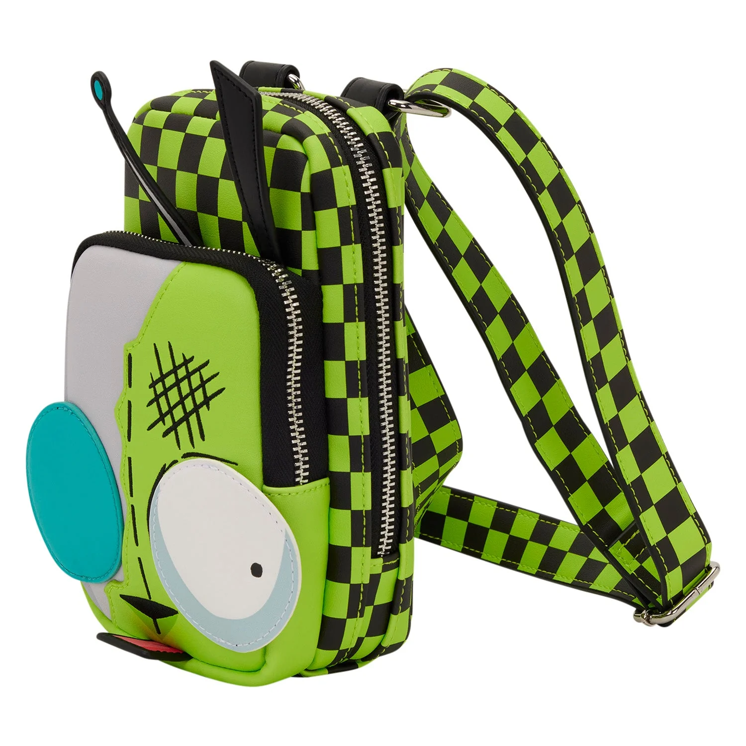 Loungefly x Nickelodeon Invader Zim Gir Cellphone Crossbody Bag - Image 2