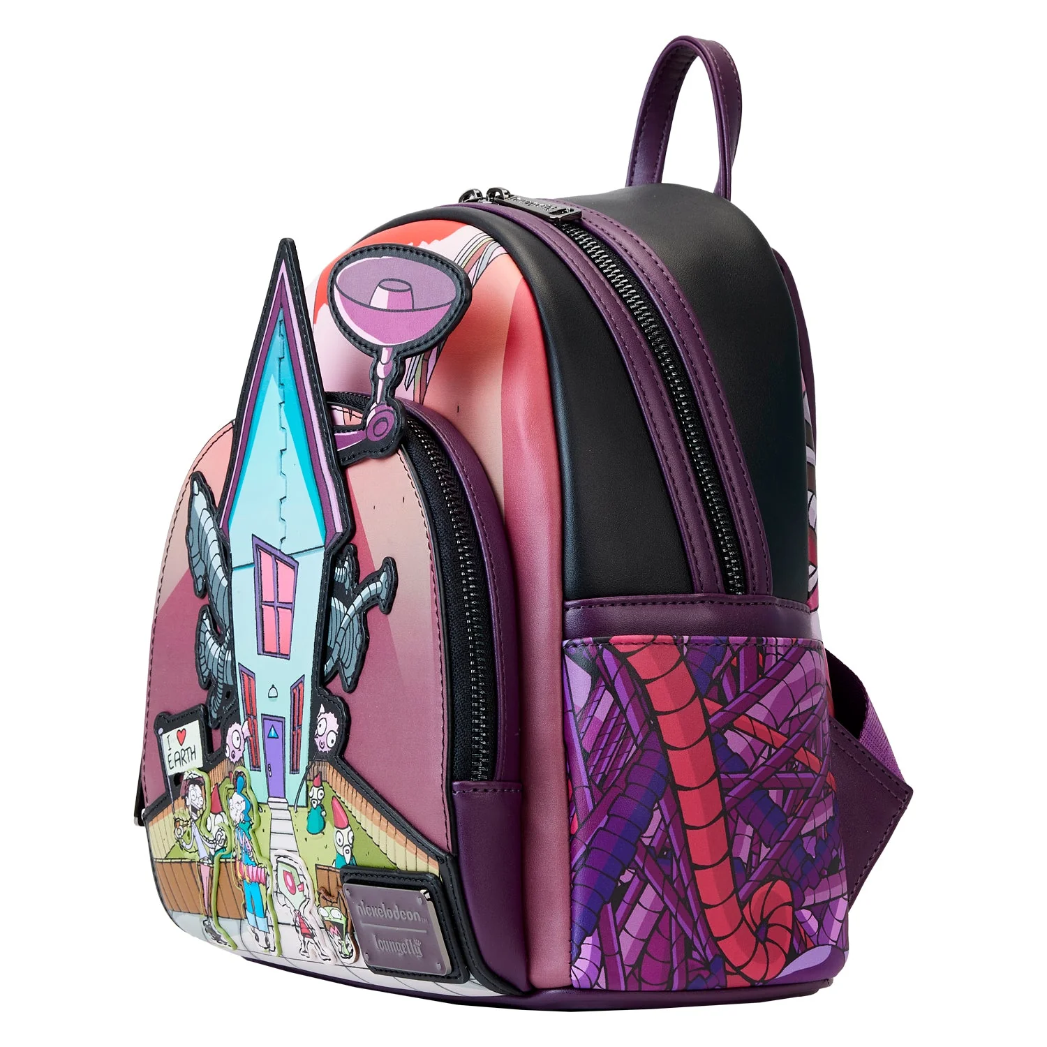 Loungefly x Nickelodeon Invader Zim Secret Lair Mini Backpack - Image 2