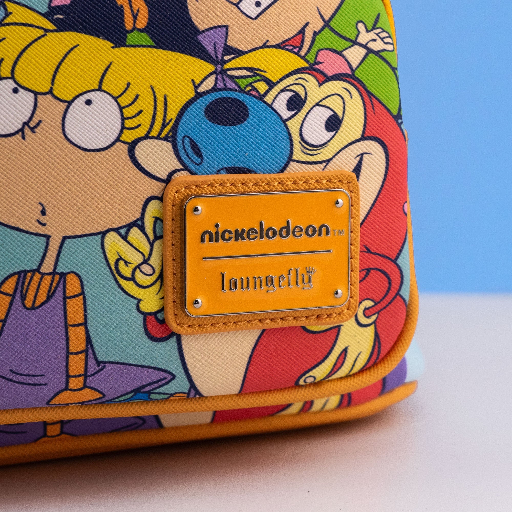 Loungefly x Nickelodeon Nick 90s Colour Block AOP Mini Backpack - Image 2