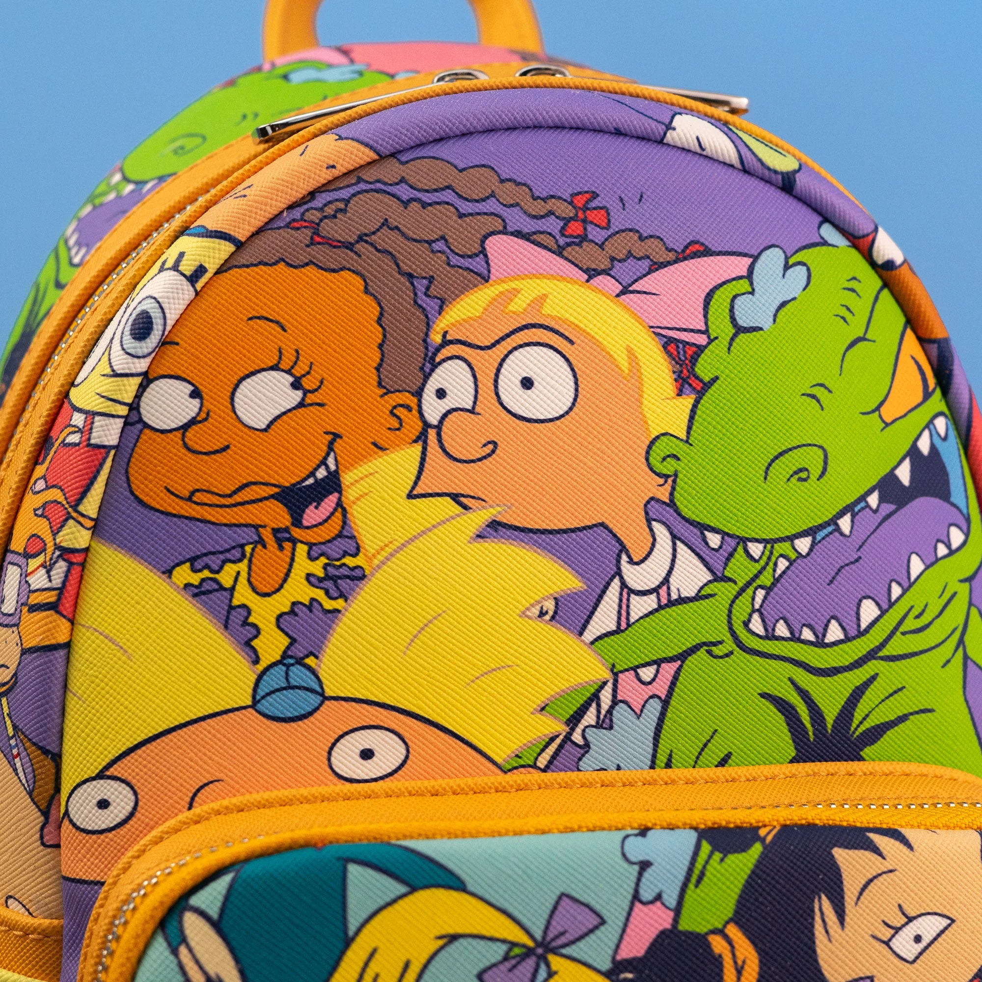 Loungefly x Nickelodeon Nick 90s Colour Block AOP Mini Backpack - Image 4