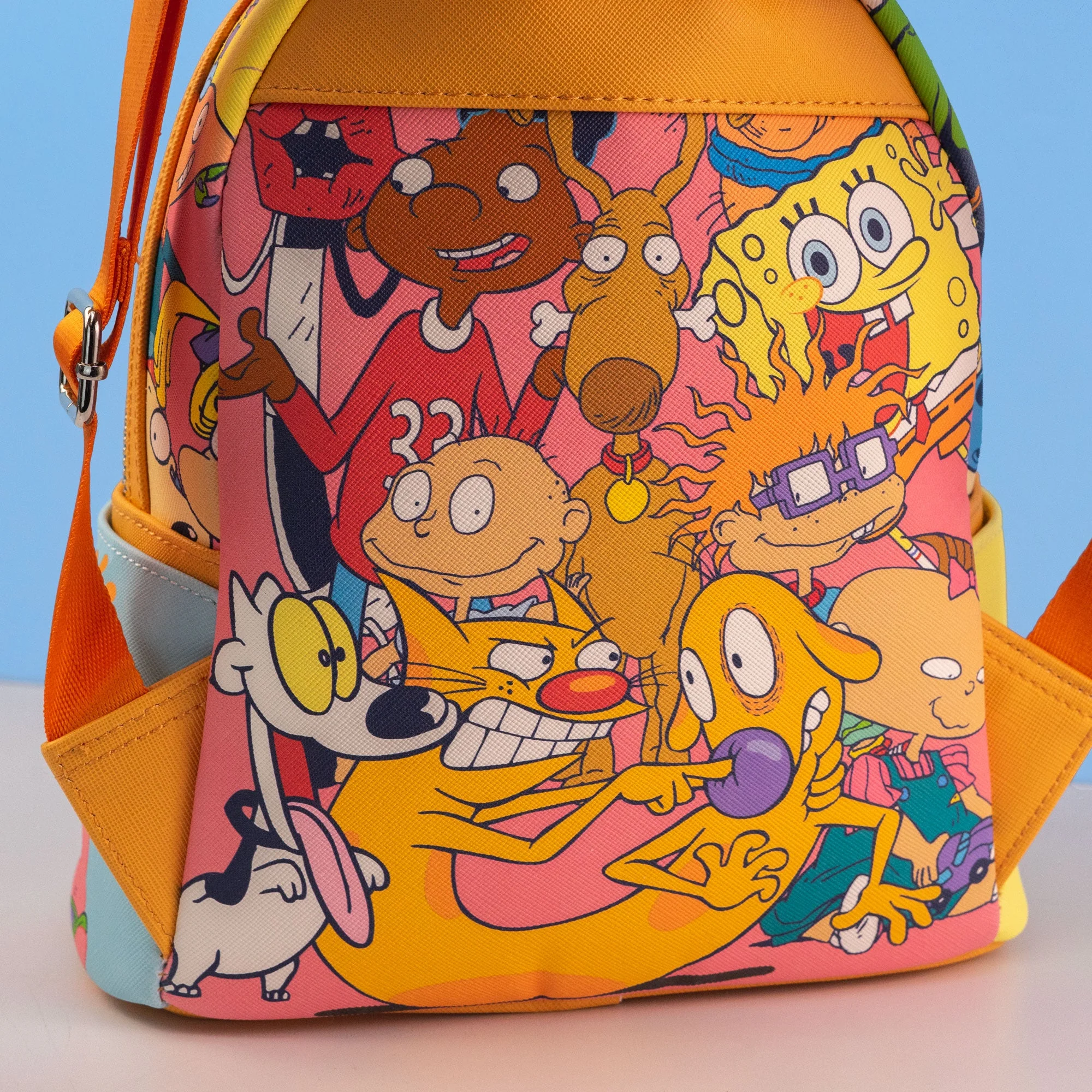 Loungefly x Nickelodeon Nick 90s Colour Block AOP Mini Backpack - Image 9