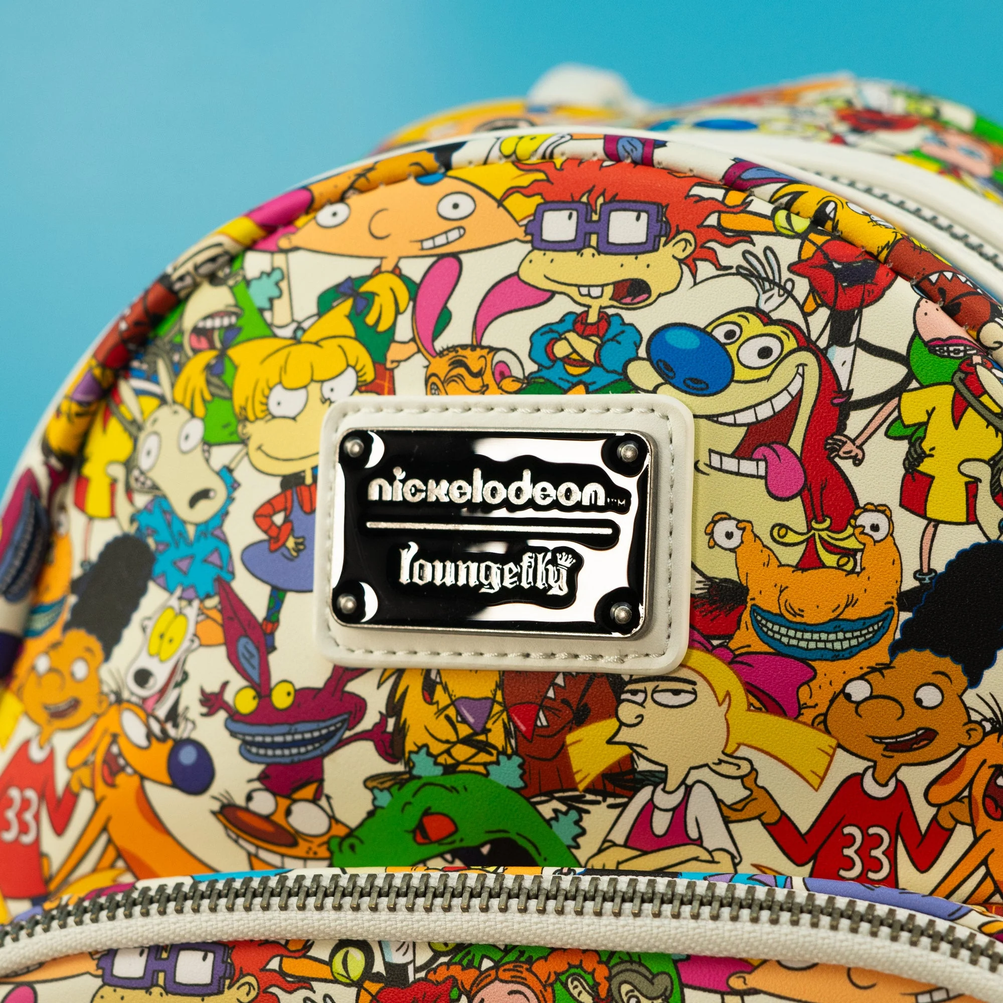 Loungefly x Nickelodeon Nick Rewind Gang All Over Print Mini Backpack - Image 2