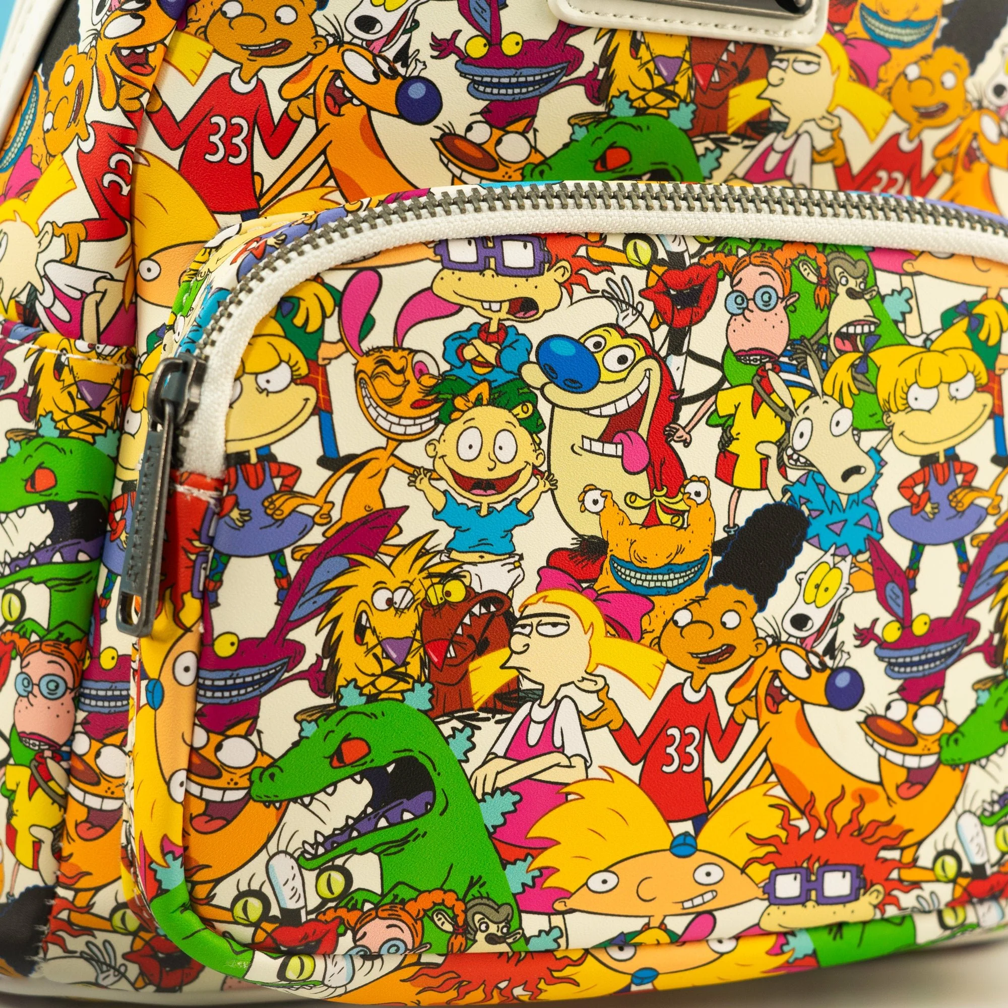 Loungefly x Nickelodeon Nick Rewind Gang All Over Print Mini Backpack - Image 3