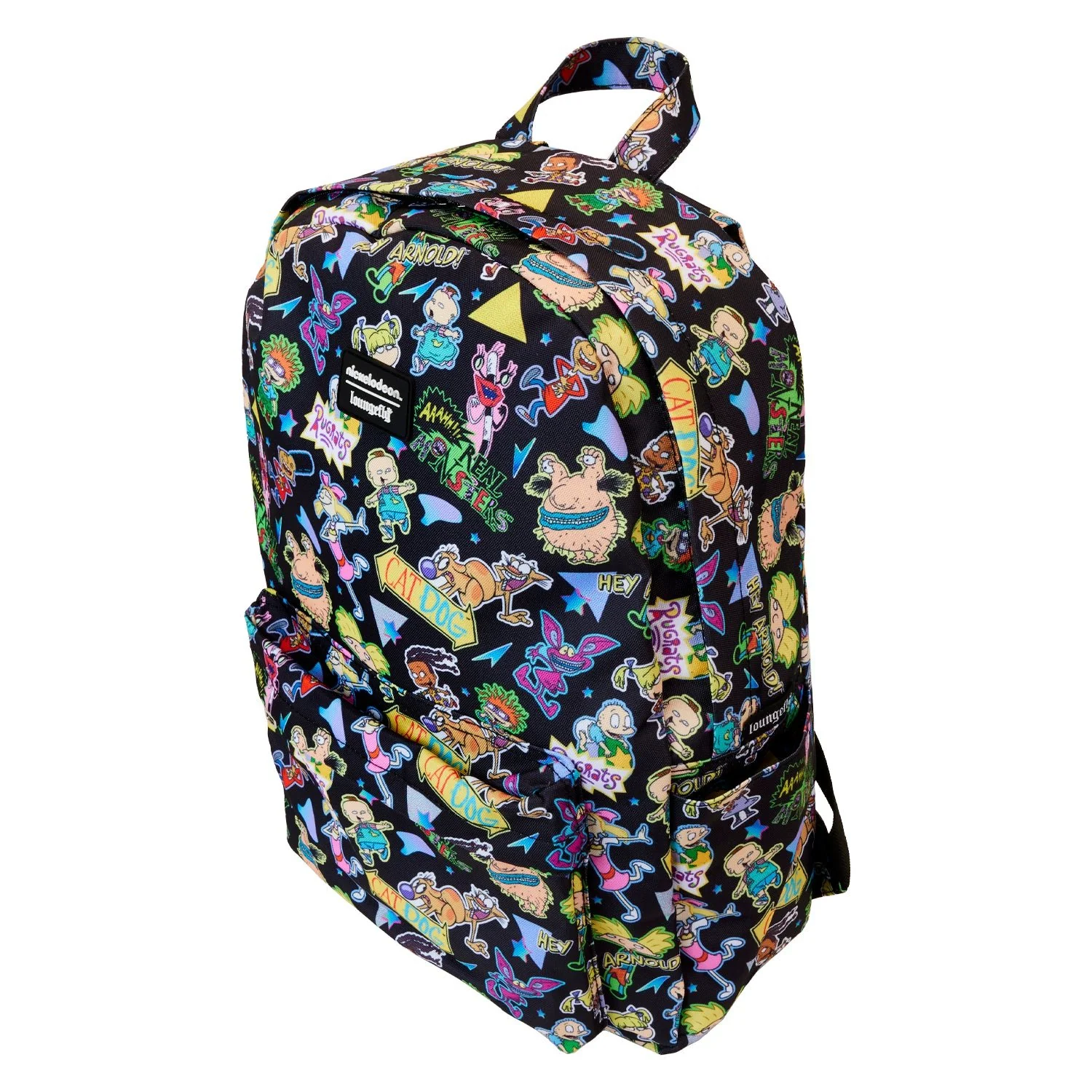 Loungefly x Nickelodeon Retro AOP Full Size Nylon Backpack - Image 3