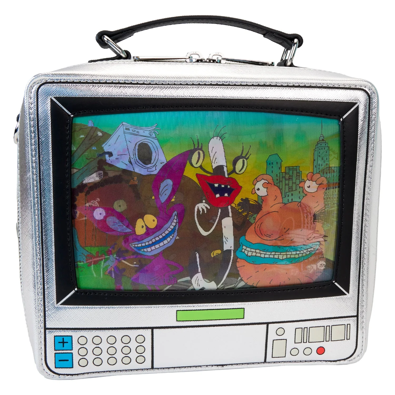 Loungefly x Nickelodeon Retro TV Triple Lenticular Crossbody Bag - Image 3