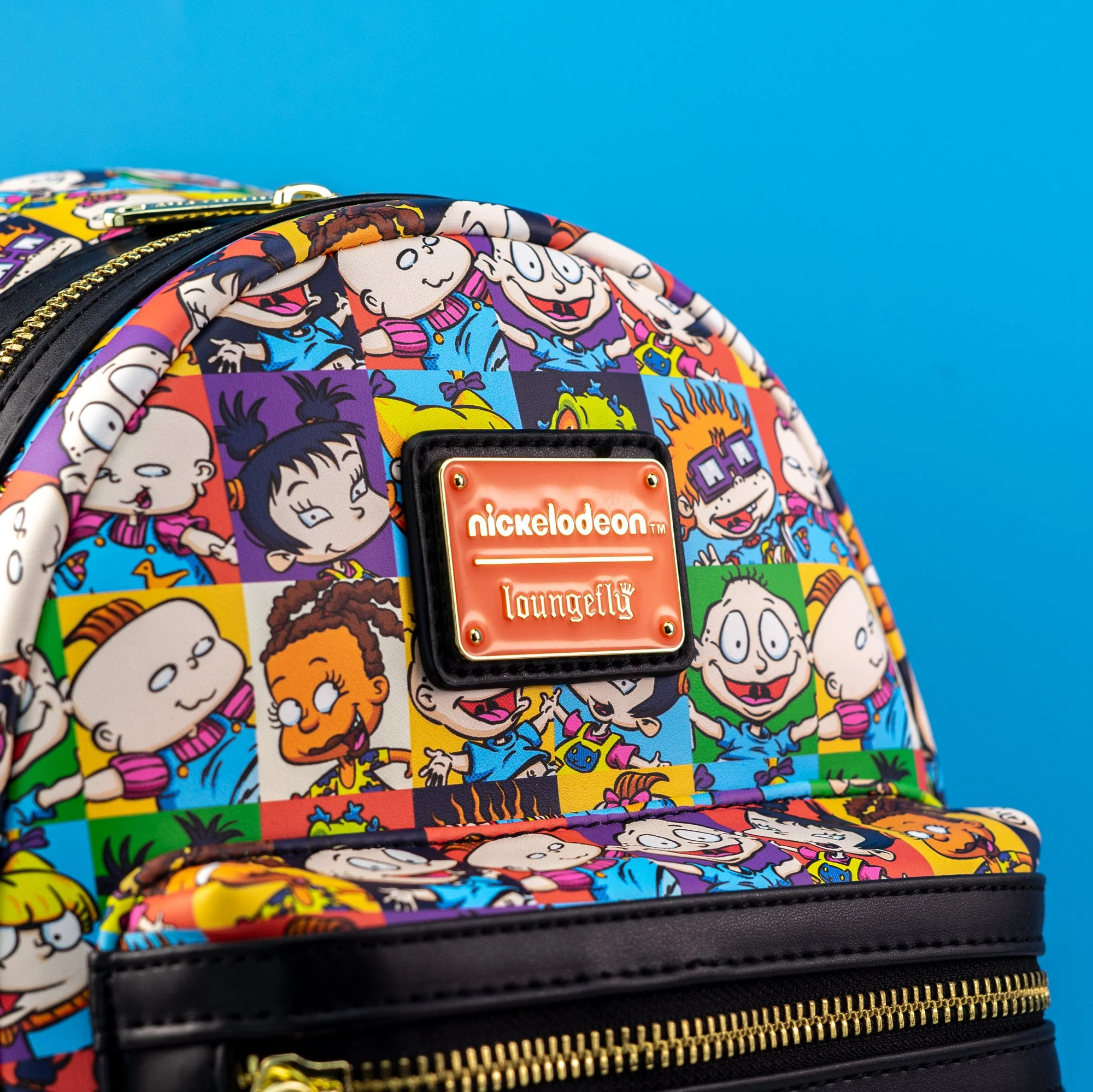 Loungefly x Nickelodeon Rugrats Character Tile Print Mini Backpack - Image 2