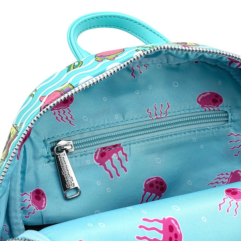 Loungefly X Nickelodeon Spongebob Jelly Fishing Convertible Mini Backpack - Image 4