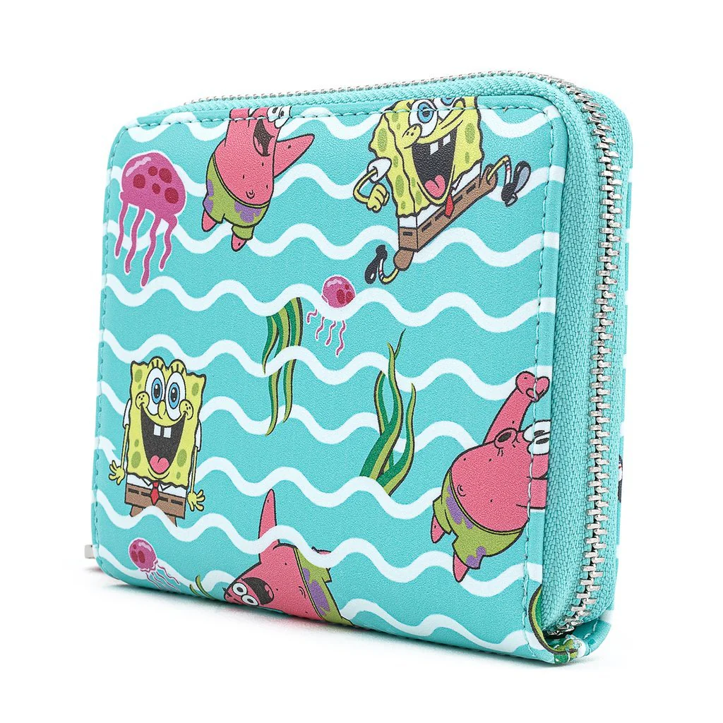 Loungefly X Nickelodeon Spongebob Jelly Fishing Zip Around Purse - Image 2