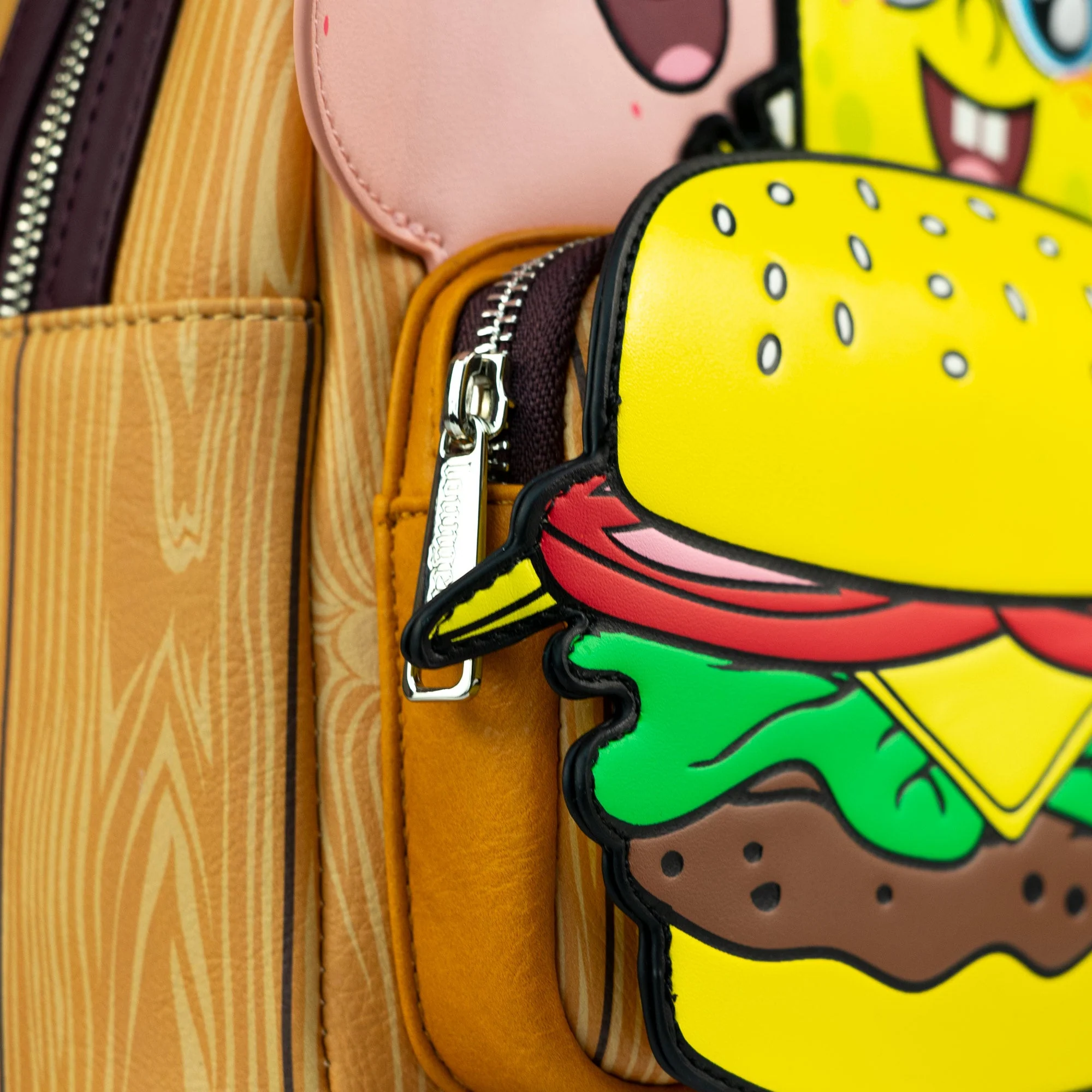 Loungefly x Nickelodeon SpongeBob Krabby patty Group Mini Backpack - Image 4
