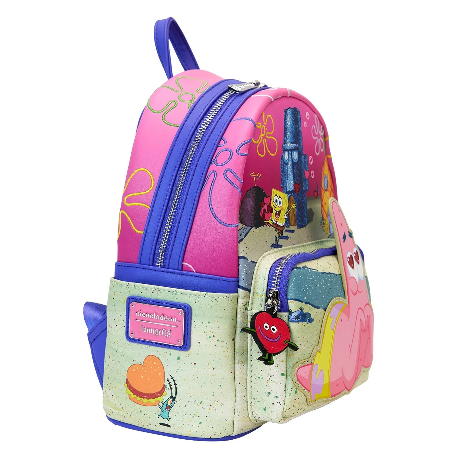 Loungefly x Nickelodeon Spongebob & Patrick Mini Backpack - Image 5