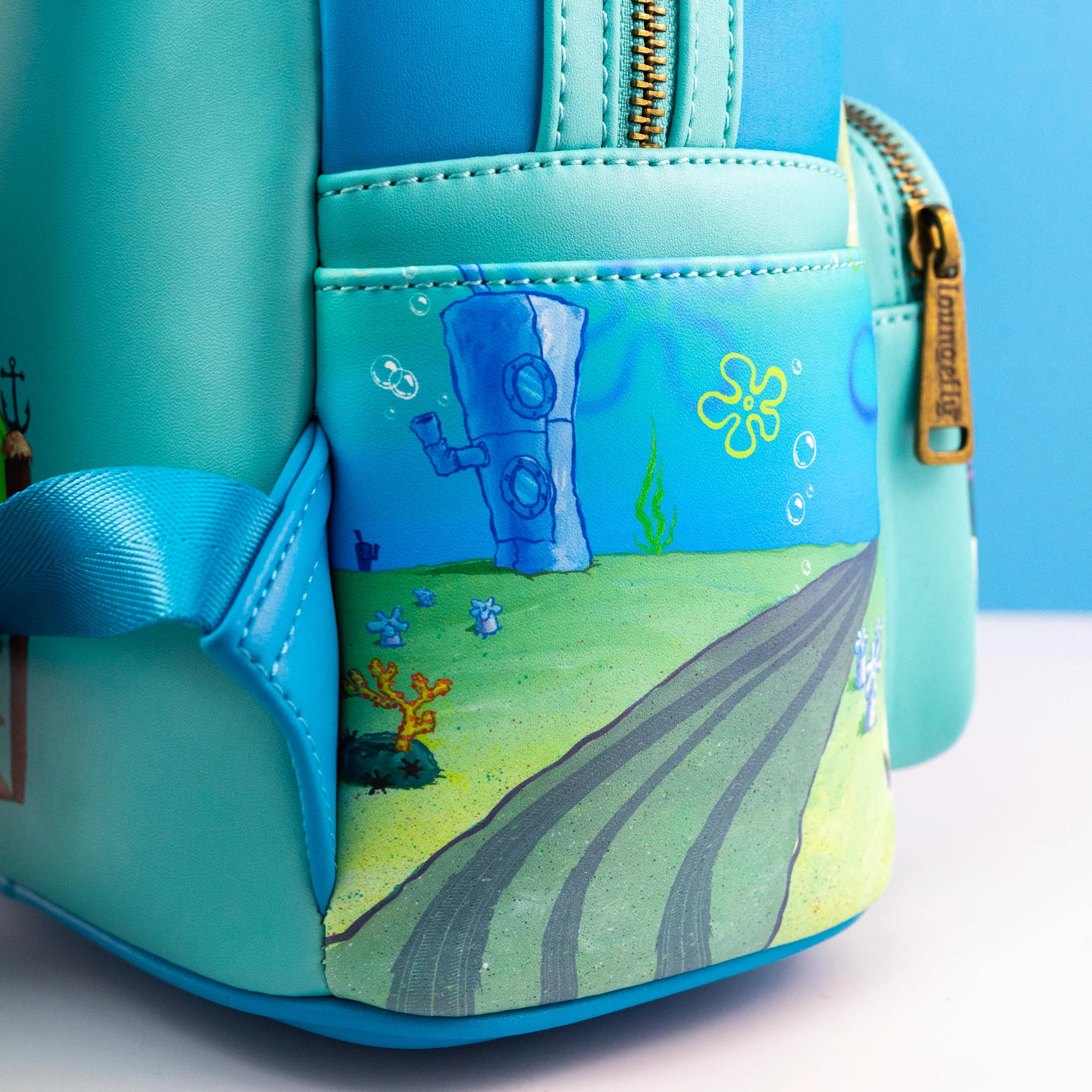 Loungefly x Nickelodeon SpongeBob Squarepants Mrs. Puff’s Boating School Mini Backpack - Image 5