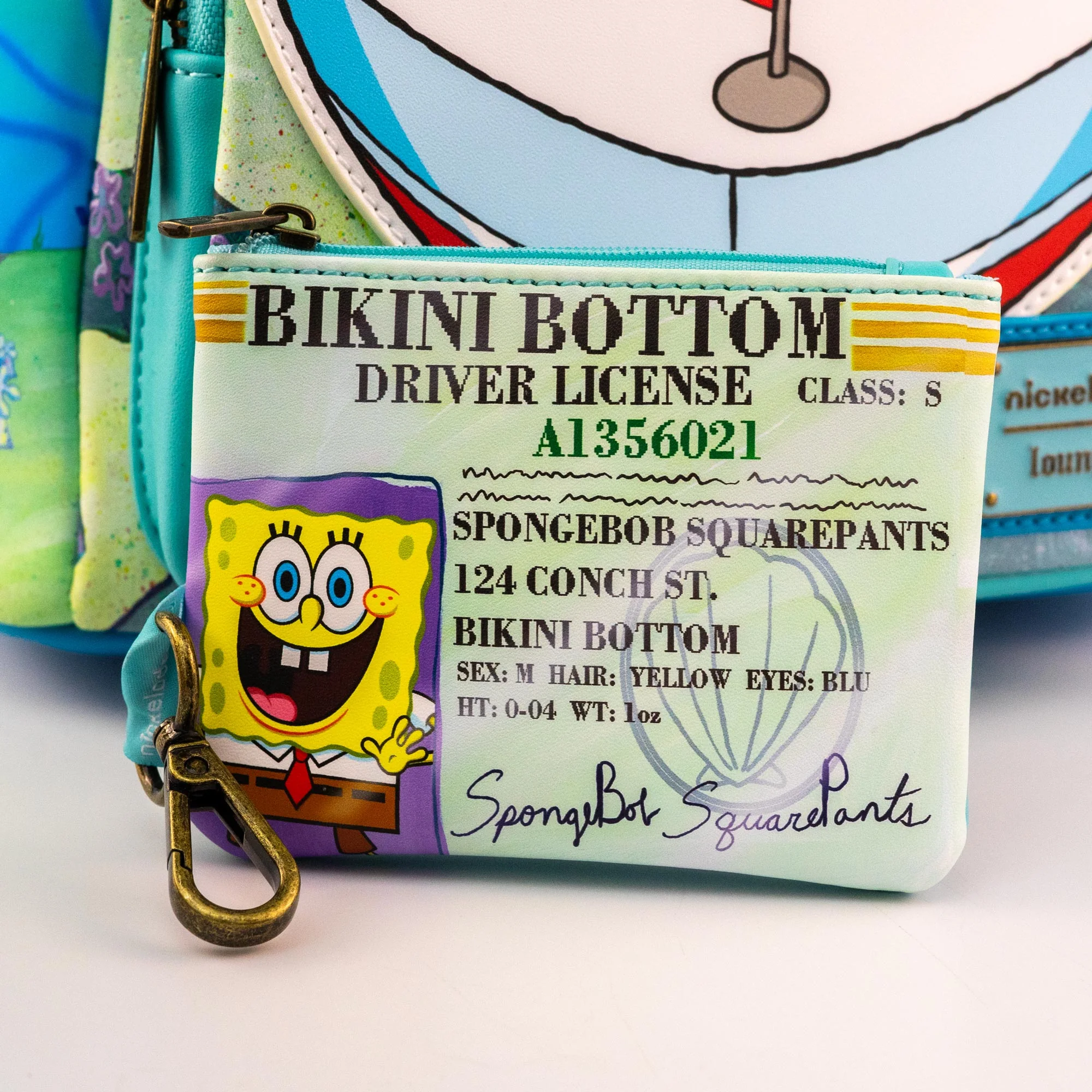 Loungefly x Nickelodeon SpongeBob Squarepants Mrs. Puff’s Boating School Mini Backpack - Image 9