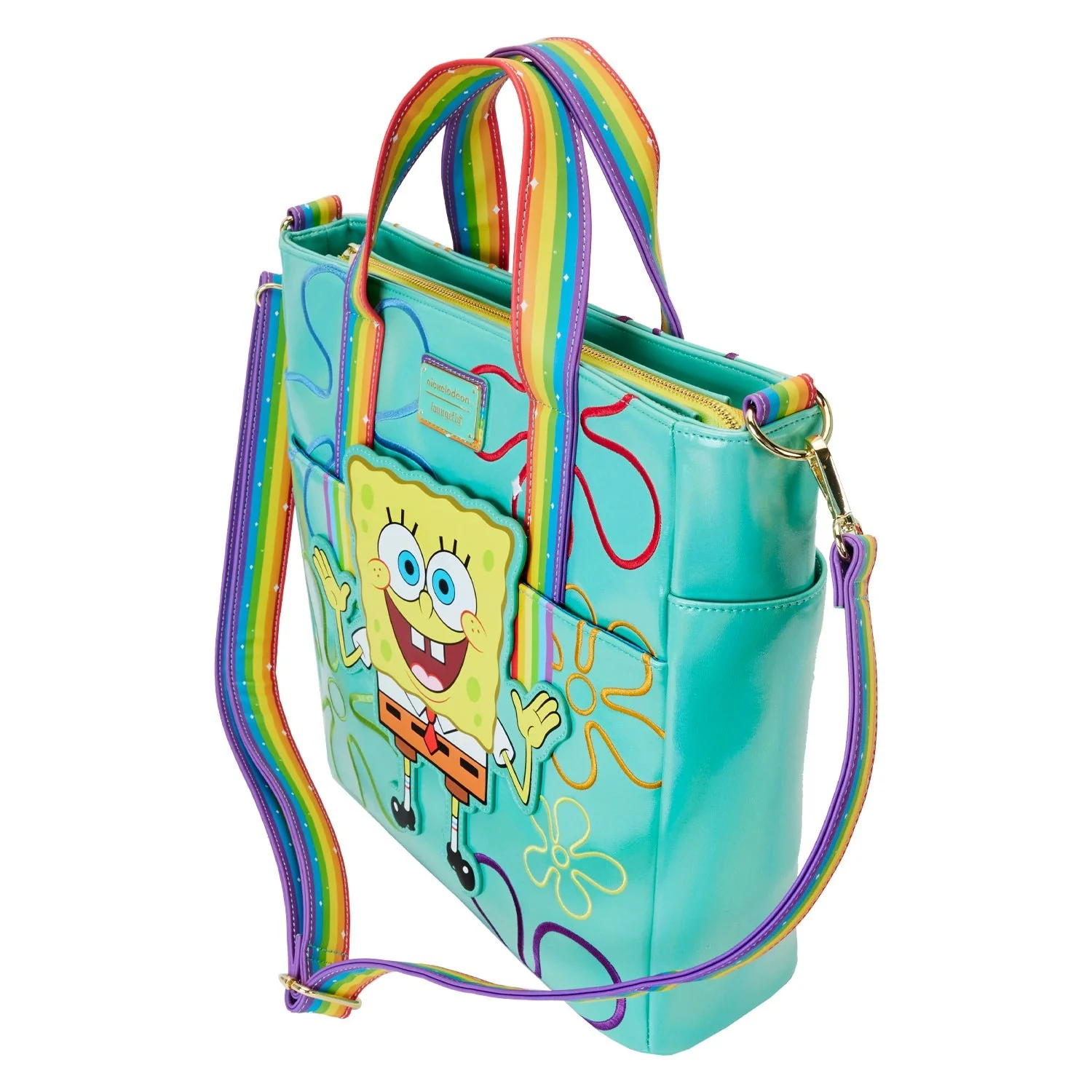 Loungefly x Nickelodeon SpongeBob SquarePants Imagination Convertible Tote Bag - Image 5