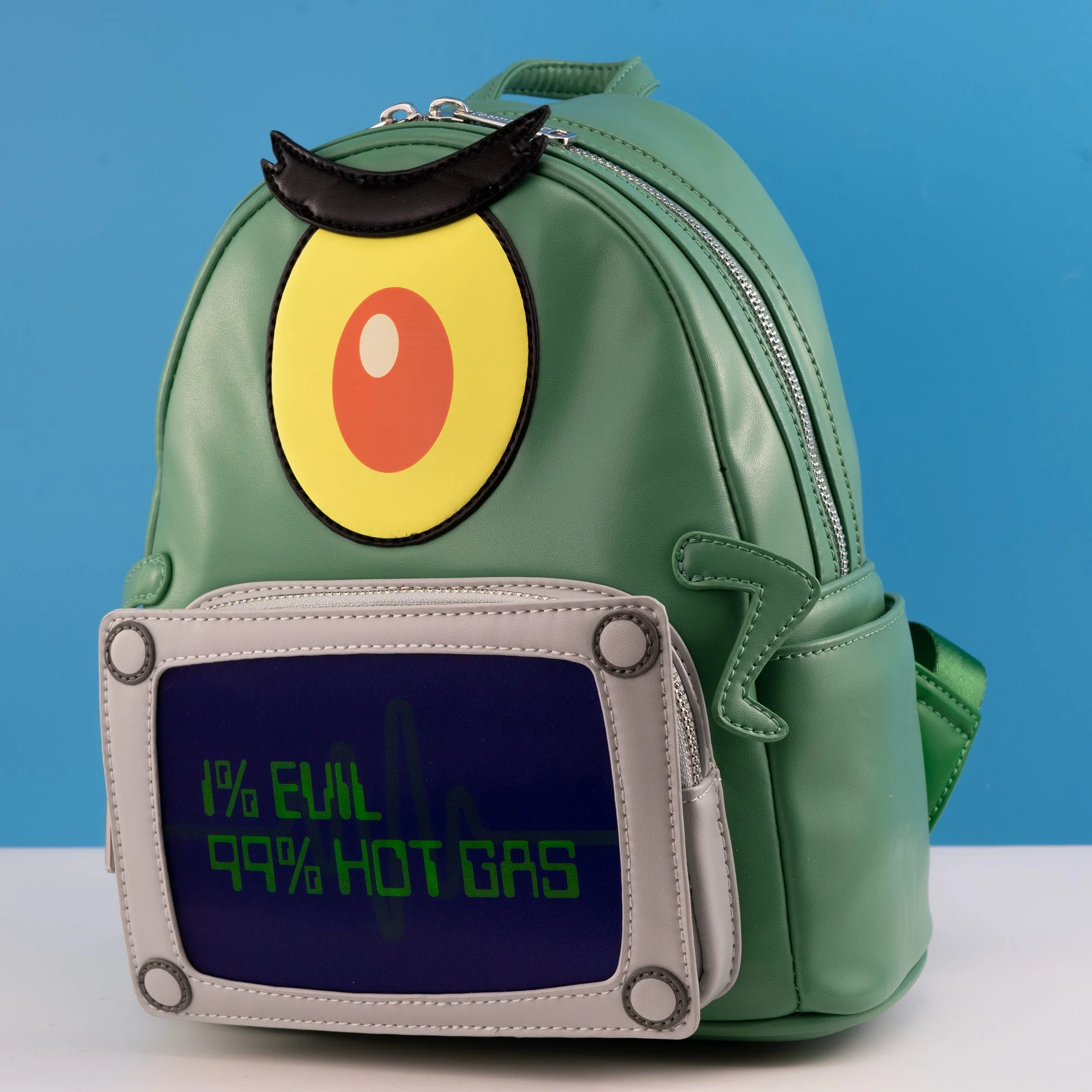 Loungefly x Nickelodeon SpongeBob Squarepants Plankton Cosplay Mini Backpack - Image 2