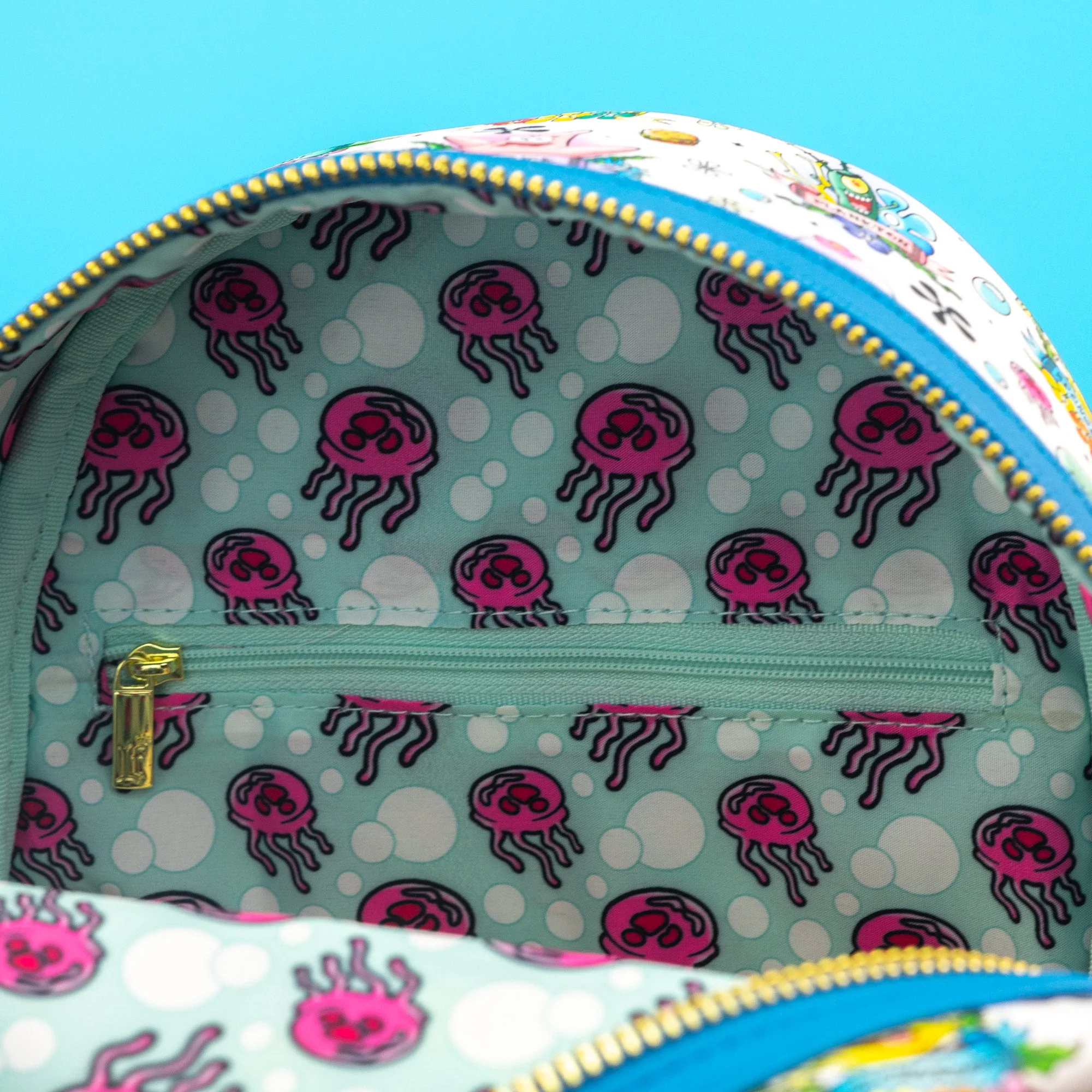 Loungefly x Nickelodeon Spongebob Squarepants Tattoo AOP Mini Backpack - Image 5