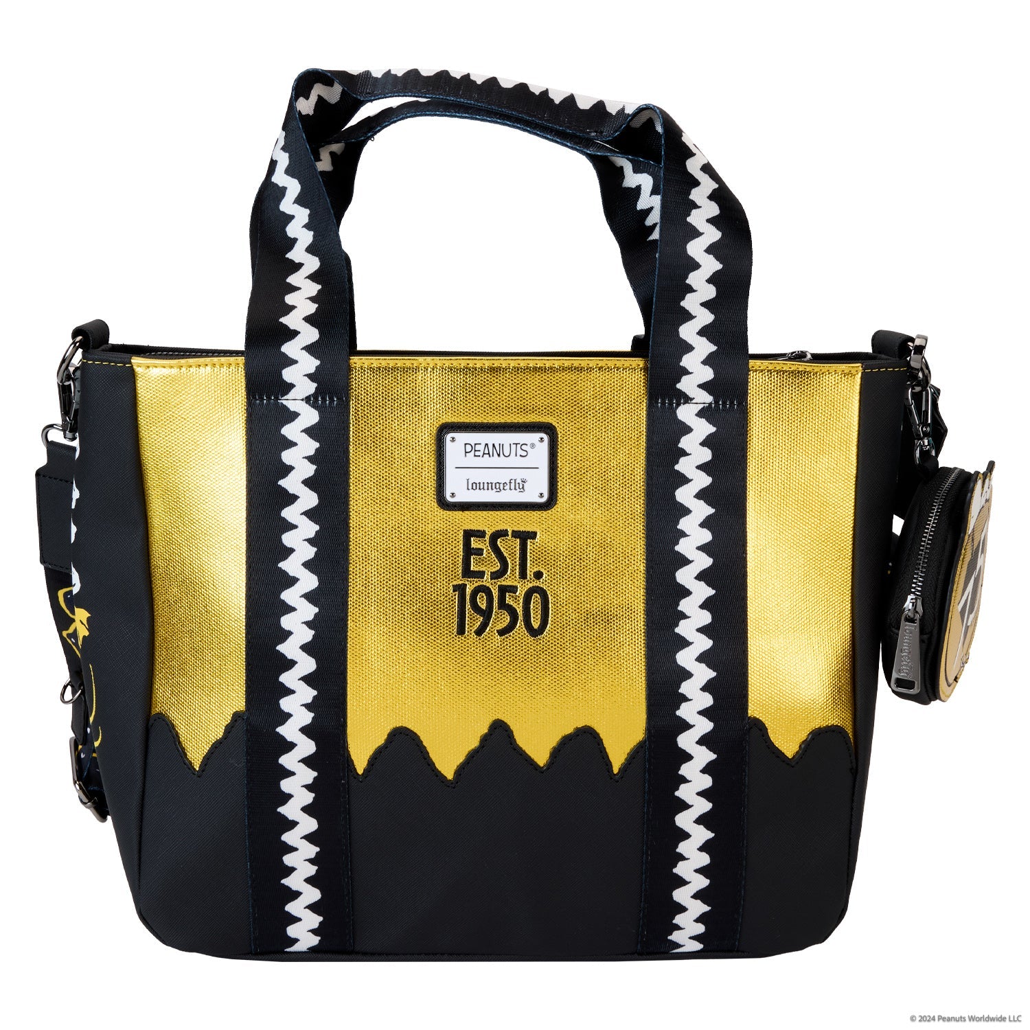 Loungefly x Peanuts 75th Anniversary Tote Bag - Image 4