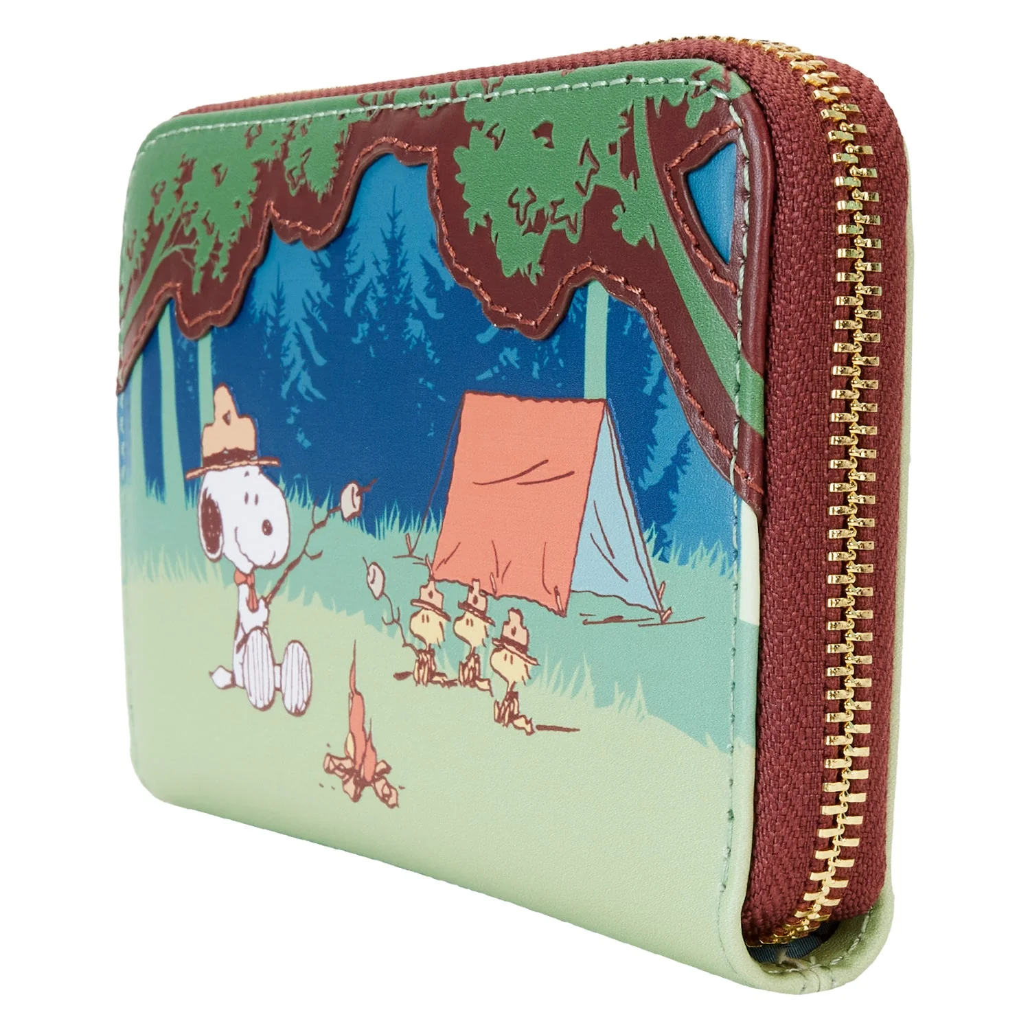 Loungefly x Peanuts Beagle Scouts 50th Anniversary Zip Around Wallet - Image 2