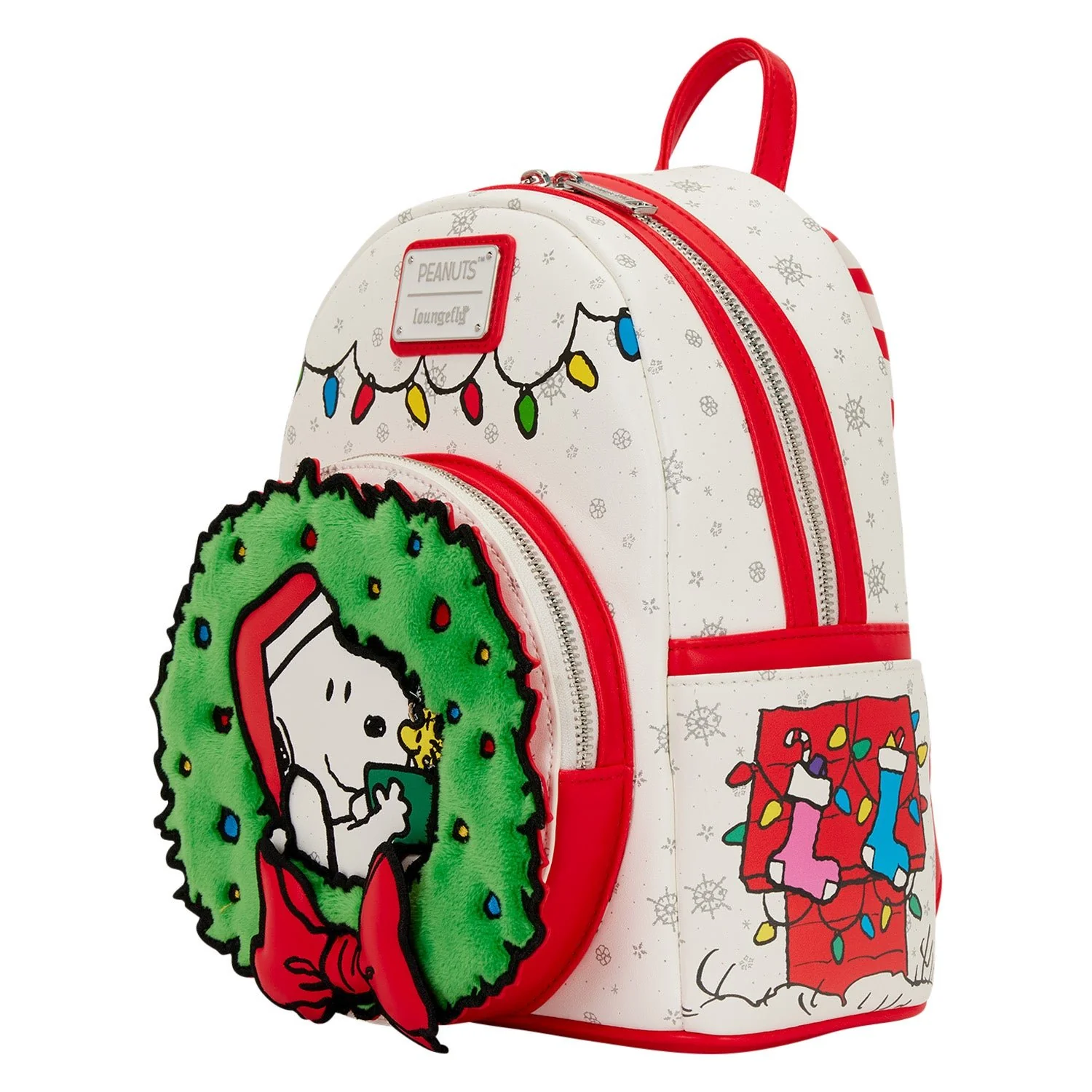 Loungefly x Peanuts Snoopy Holiday Mini Backpack - Image 2