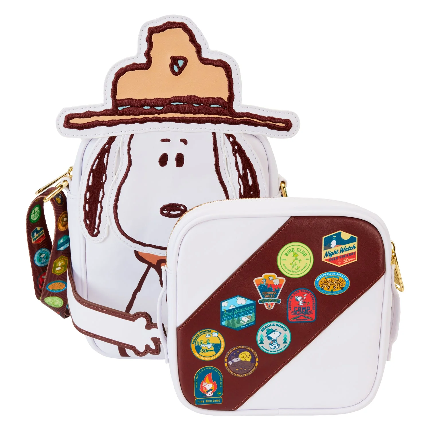 Loungefly x Peanuts Snoopy Beagle Scout Crossbuddies Bag - Image 3