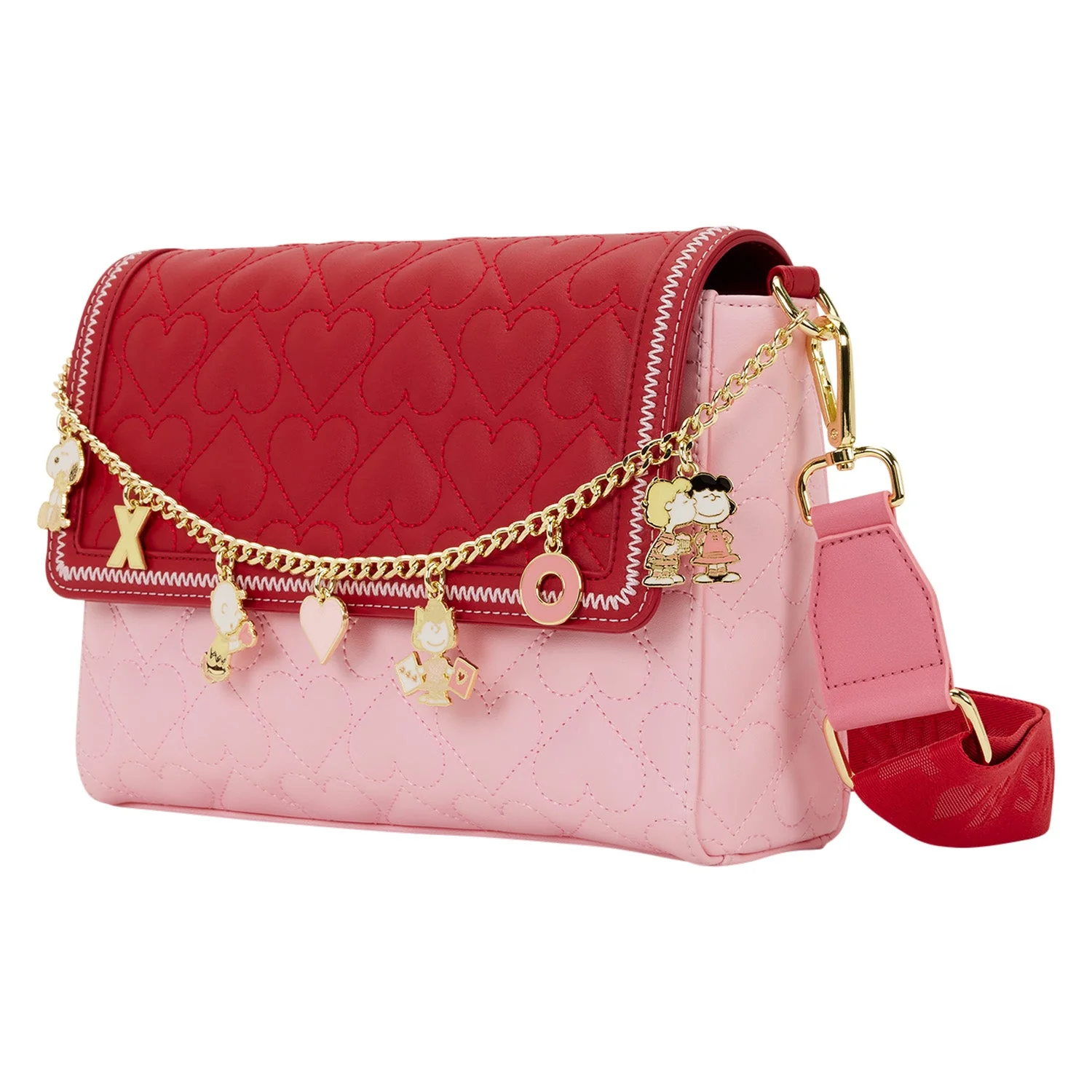 Loungefly x Peanuts XO Charm Crossbody Bag - Image 2