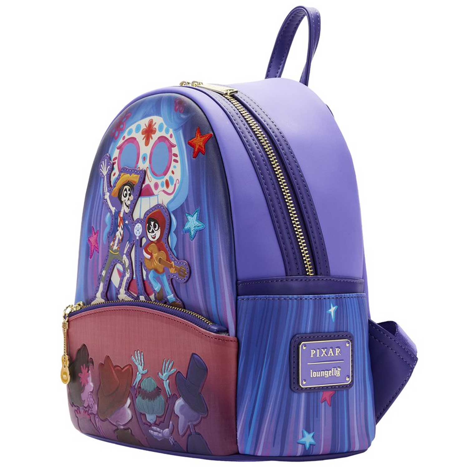 Loungefly x Pixar Coco Miguel and Hector Performance Mini Backpack - Image 2