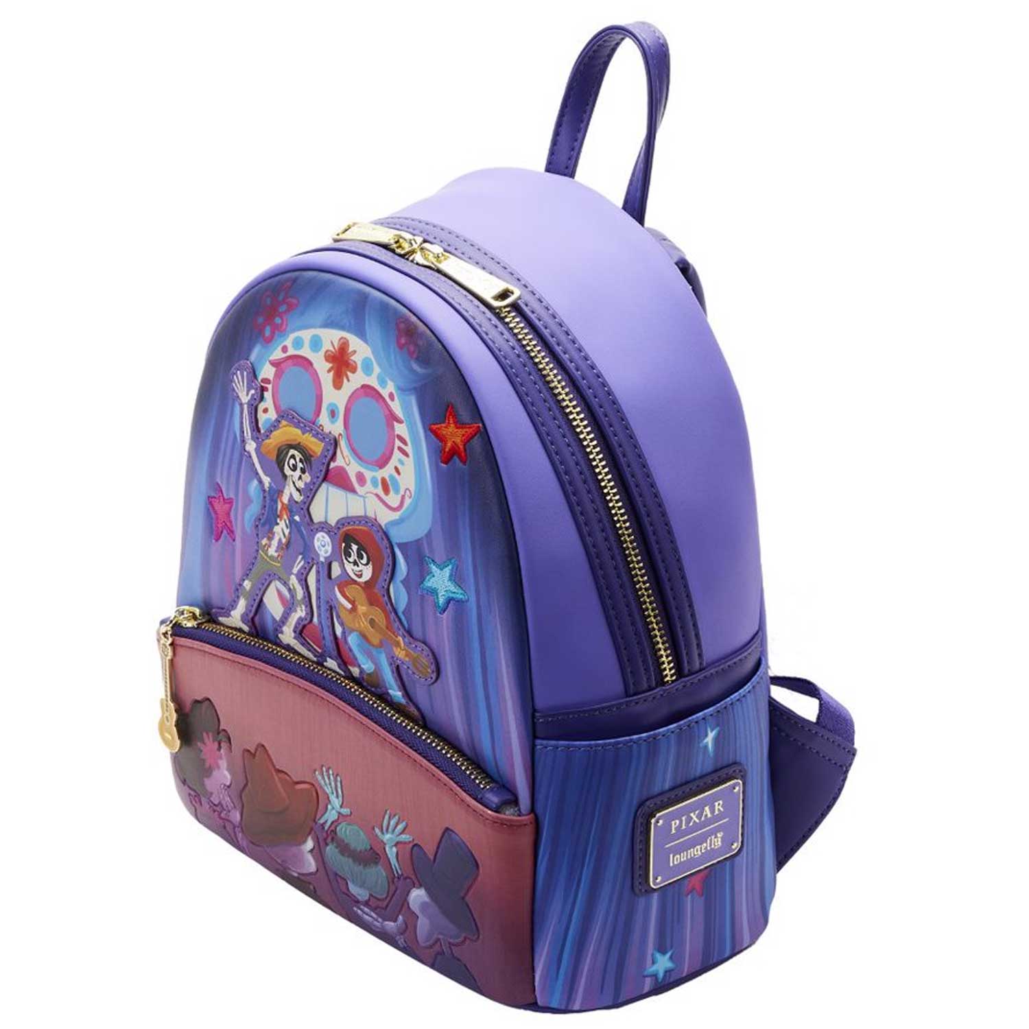 Loungefly x Pixar Coco Miguel and Hector Performance Mini Backpack - Image 3