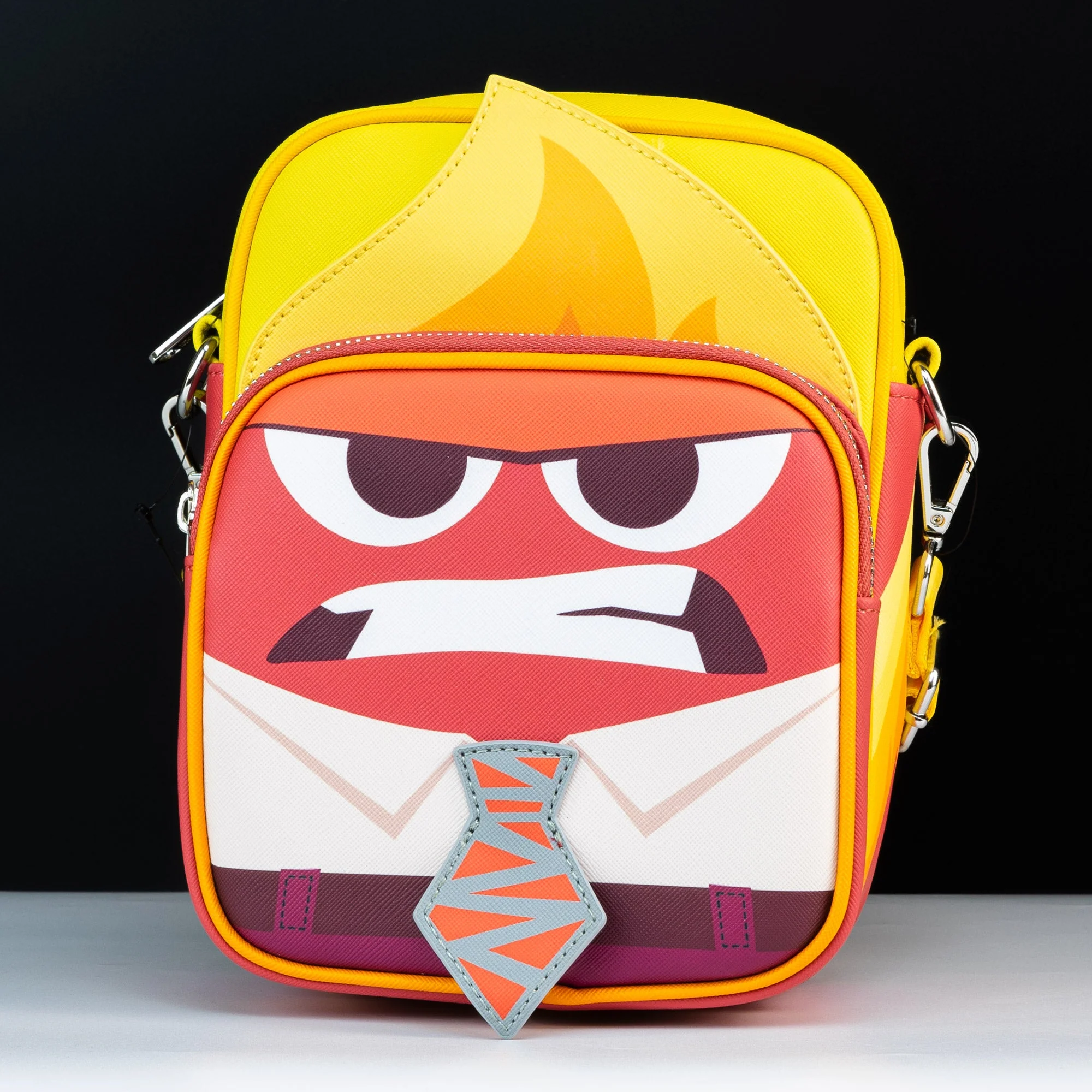 Loungefly x Pixar Inside Out Anger Cosplay Passport Bag - Image 2