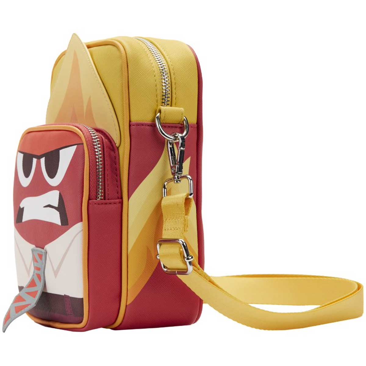 Loungefly x Pixar Inside Out Anger Cosplay Passport Bag - Image 6