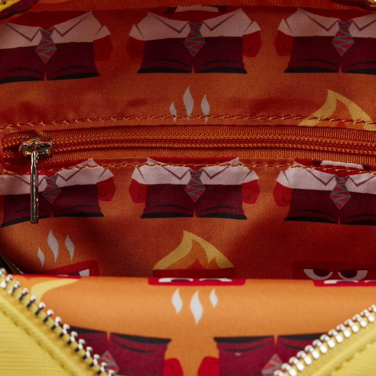 Loungefly x Pixar Inside Out Anger Cosplay Passport Bag - Image 8