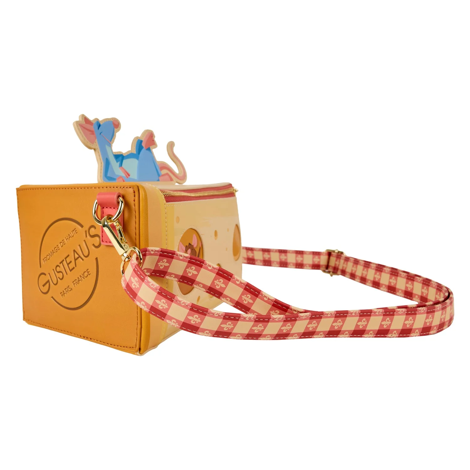 Loungefly x Pixar Ratatouille Remy Cheese Wedge Crossbody Bag - Image 4