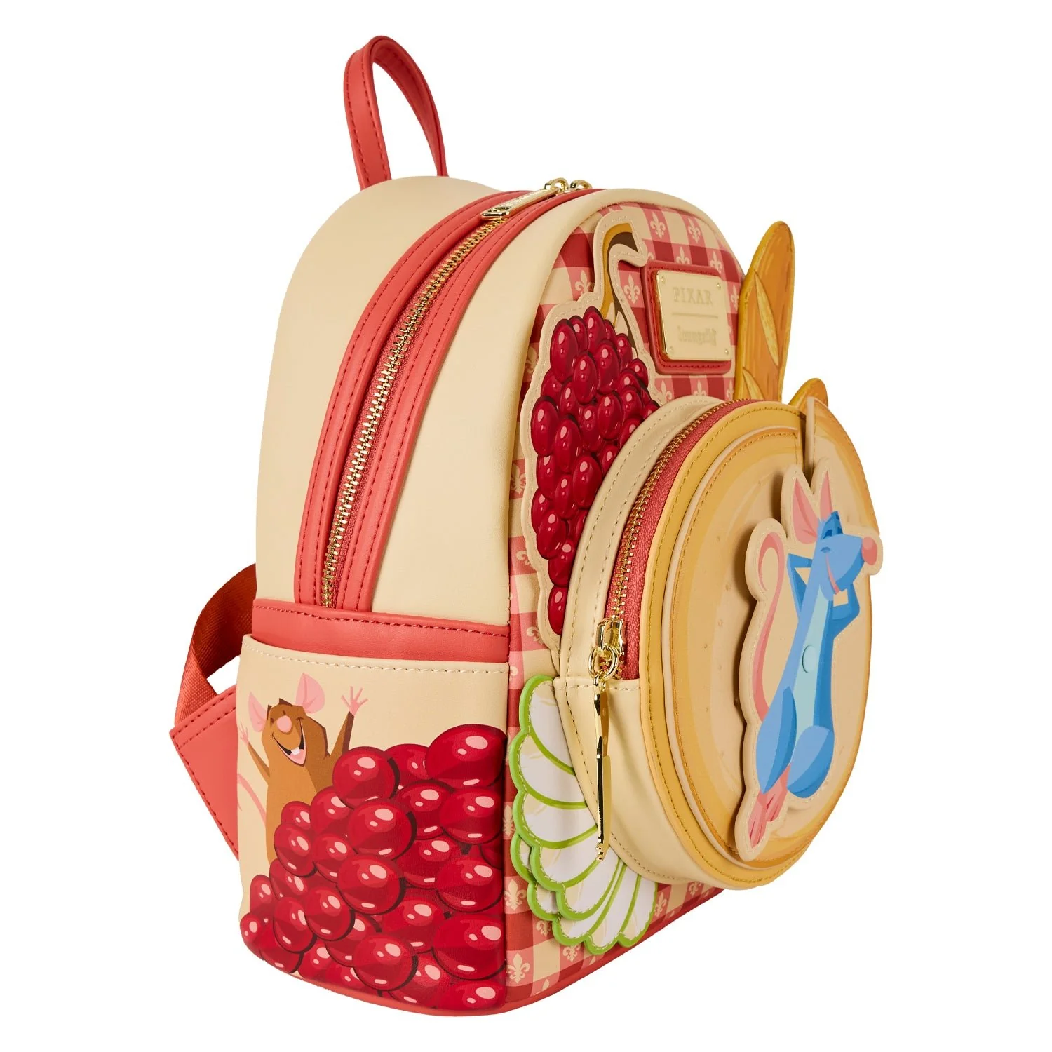 Loungefly x Pixar Ratatouille Remy Cheese Wheel Mini Backpack - Image 8
