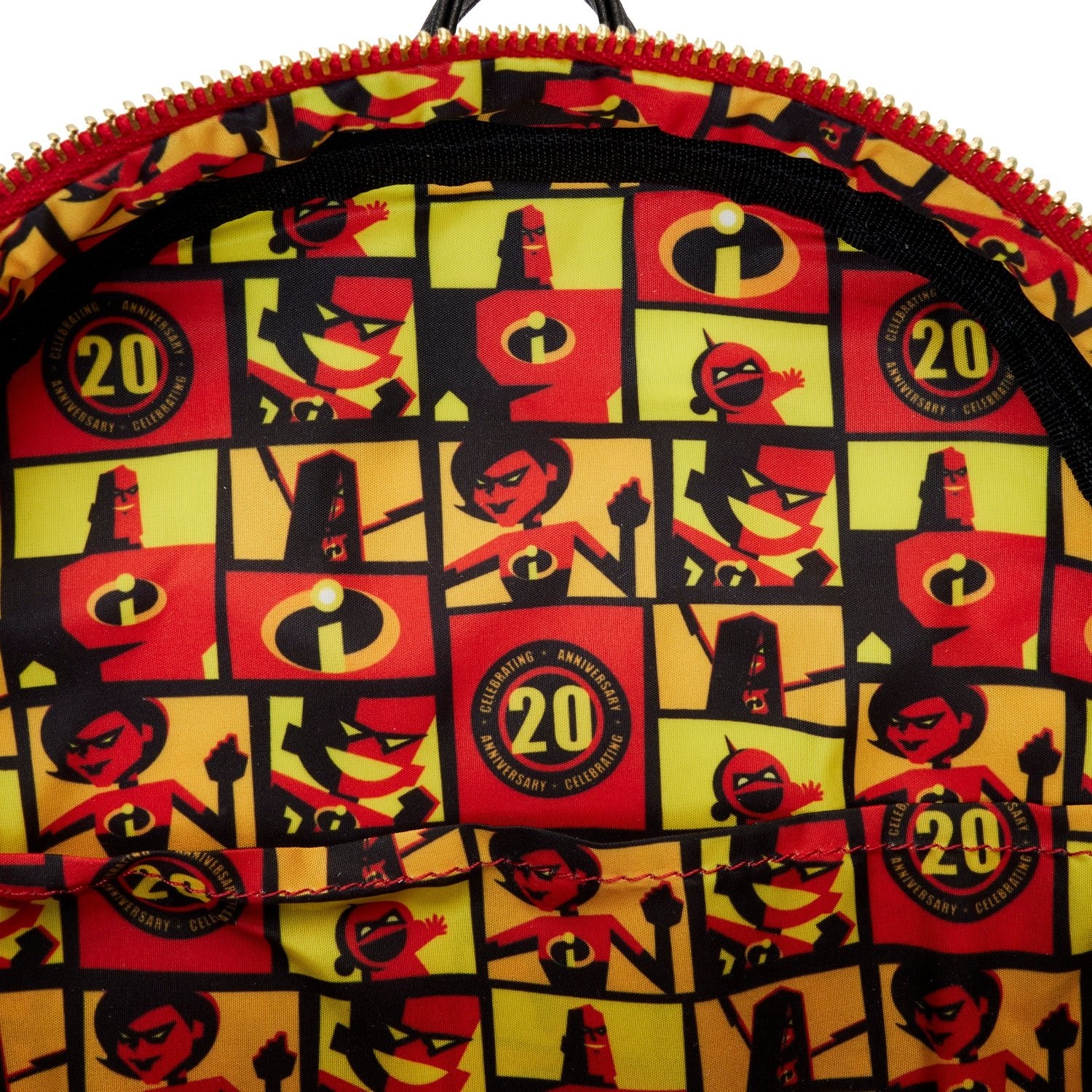 Loungefly x Pixar The Incredibles 20th Anniversary Light Up Cosplay Mini Backpack - Image 7