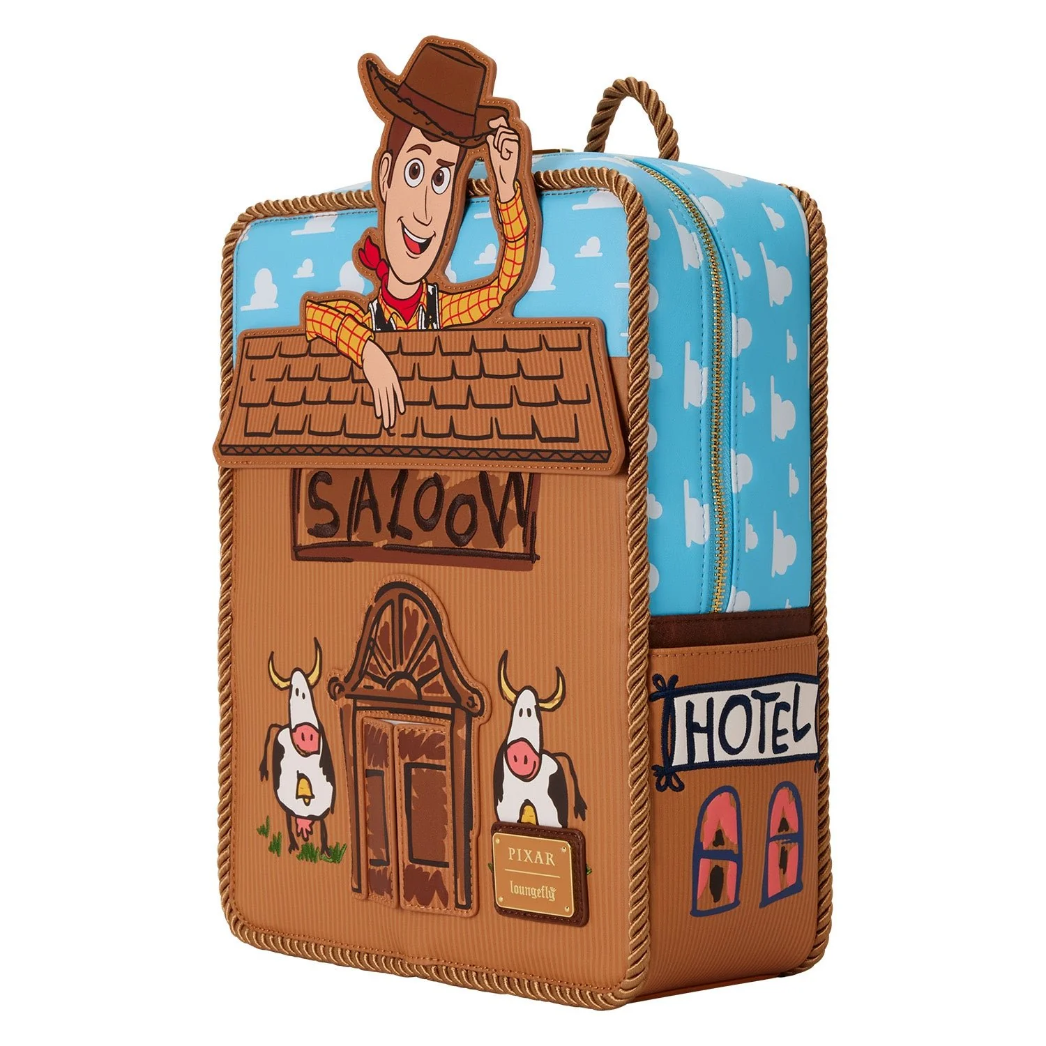 Loungefly x Pixar Toy Story 30th Anniversary Woody Mini Backpack - Image 3