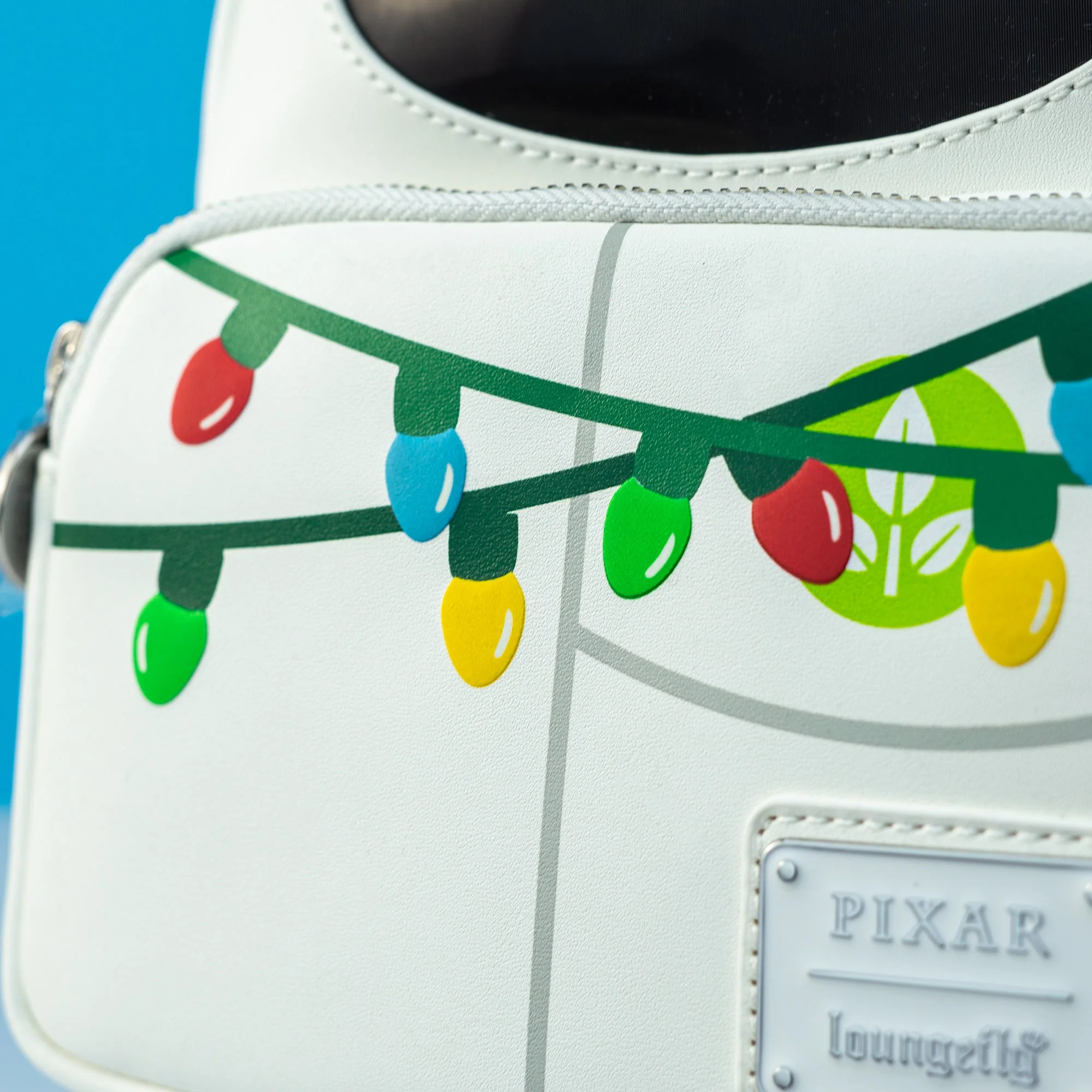 Loungefly x Pixar WALLE Eve Wearing Lights Cosplay Mini Backpack - Image 4