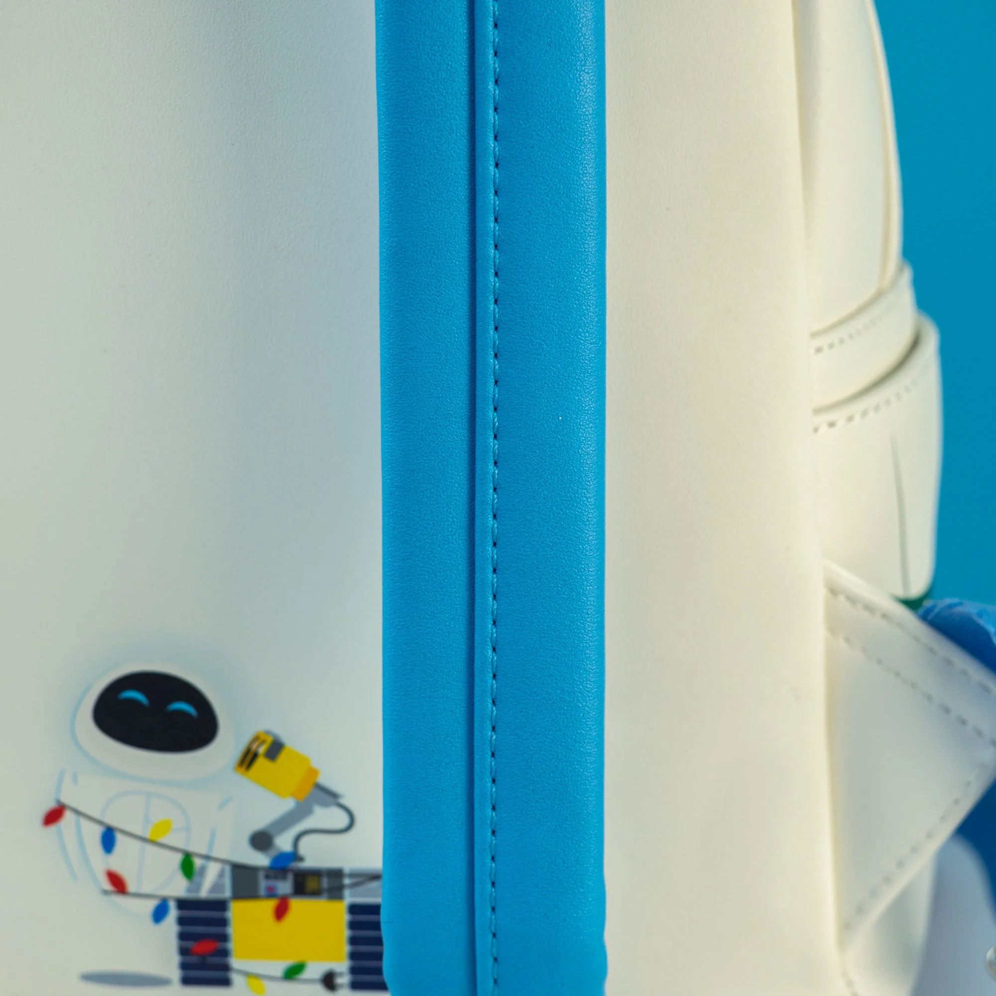 Loungefly x Pixar WALLE Eve Wearing Lights Cosplay Mini Backpack - Image 7