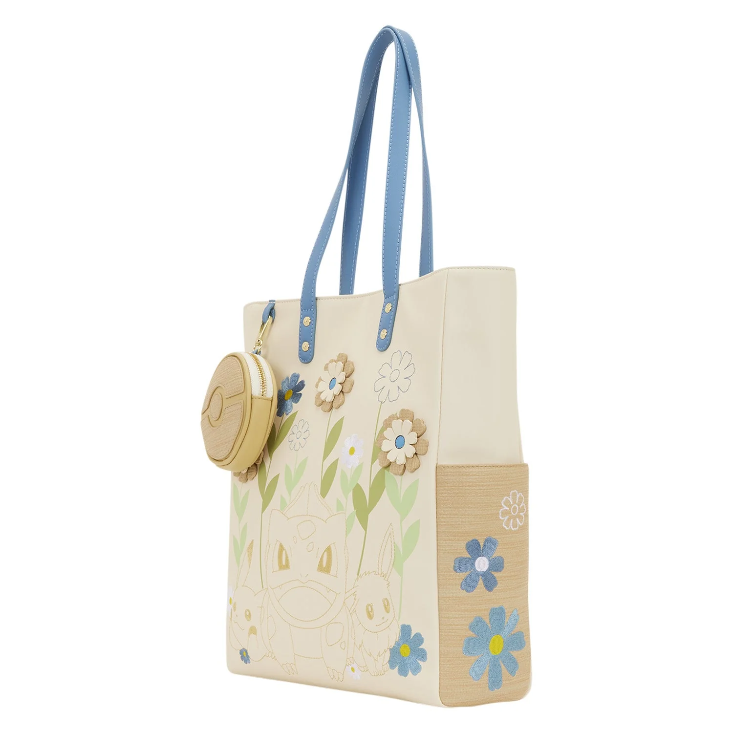 Loungefly x Pokémon Floral Tote Bag With Coin Bag - Image 2